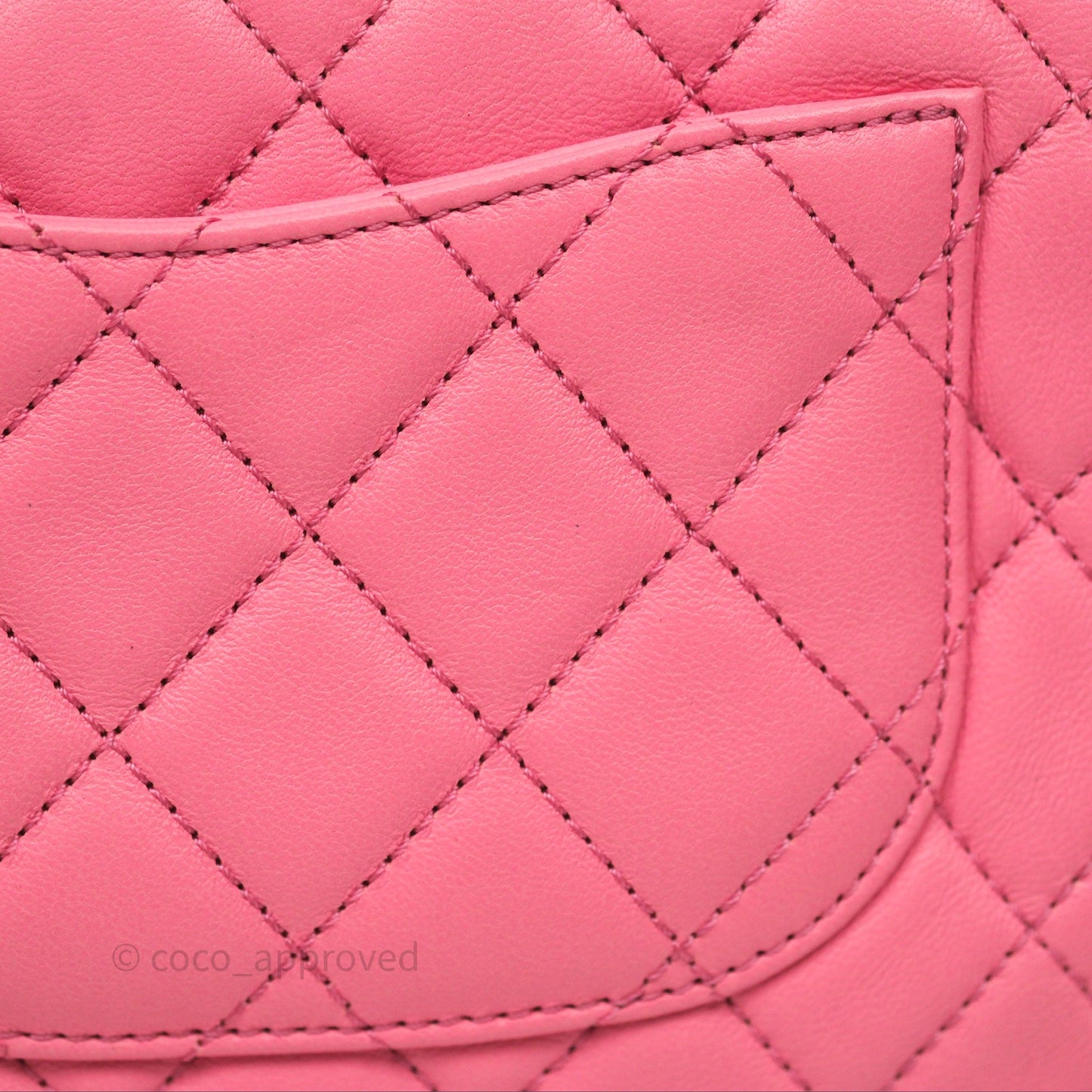 Chanel Mini Rectangular Pearl Crush Quilted Pink Lambskin Aged Gold Hardware