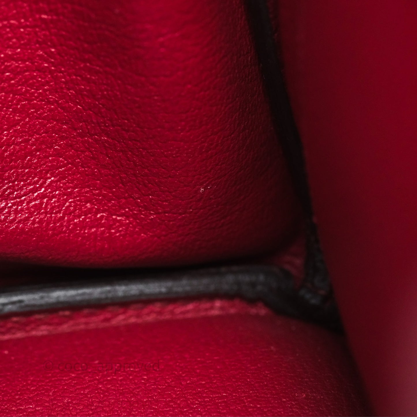 Hermès Birkin 25 Retourne Rouge Grenat Togo Gold Hardware