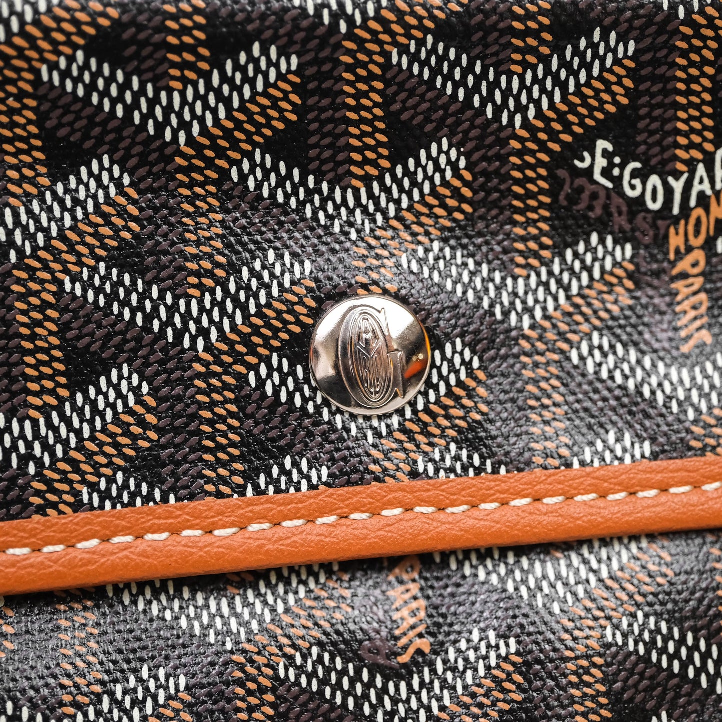 Goyard Bohème Hobo Bag Black & Tan