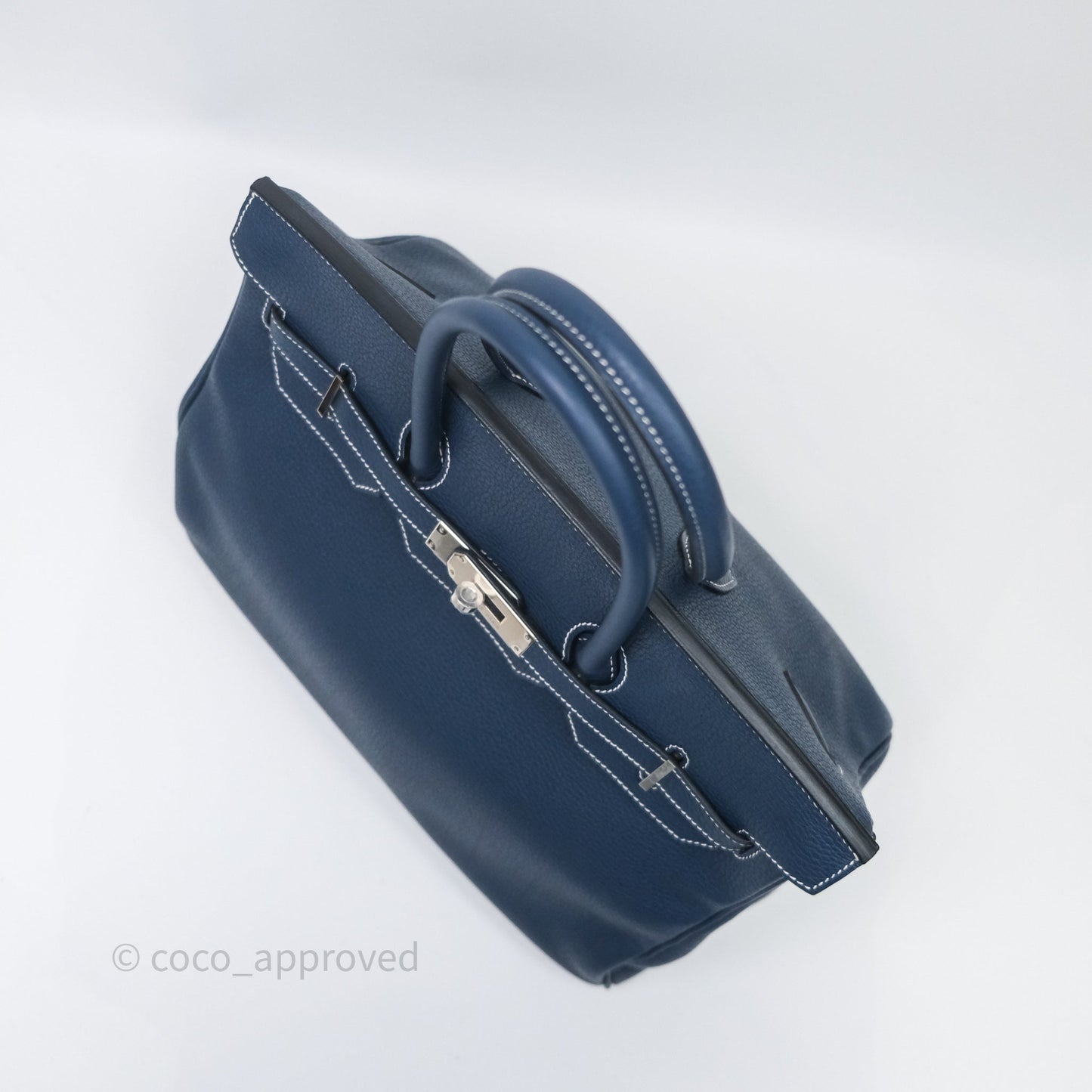 Hermès Birkin 35 Bleu de Prusse 7P Togo Palladium Hardware