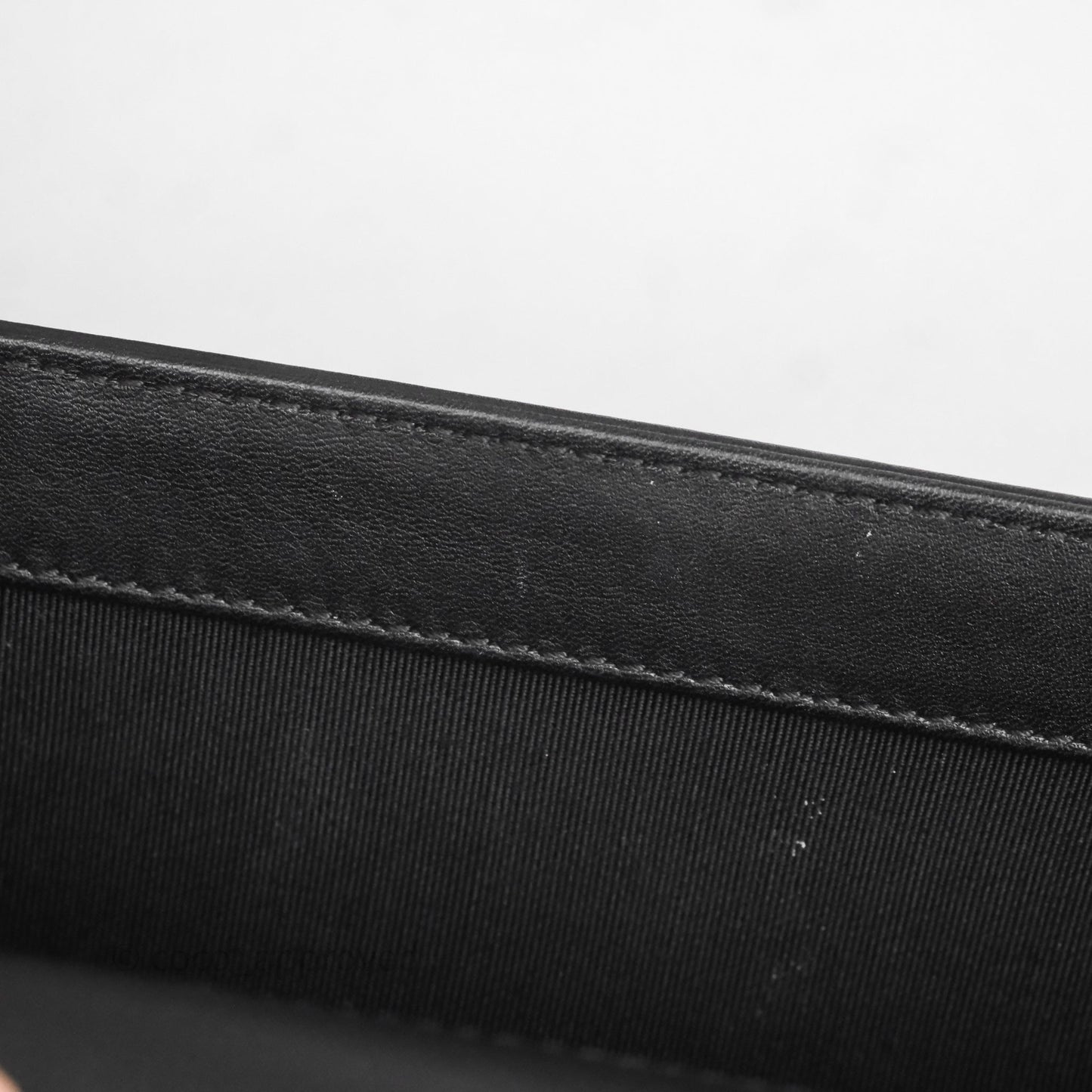 Chanel Quilted Medium Boy Black Calfskin Ruthenium Hardware
