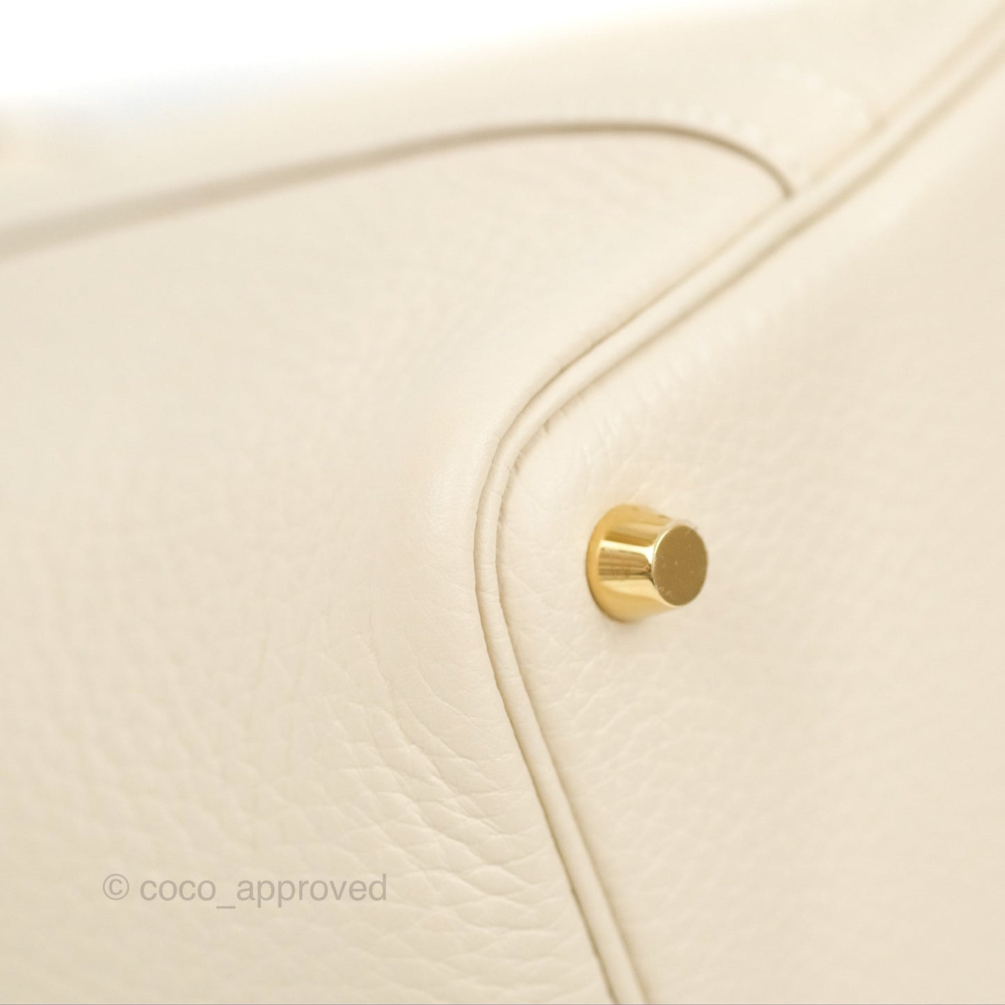 Hermès Picotin Lock 18 Craie Taurillon Clemence Gold Hardware