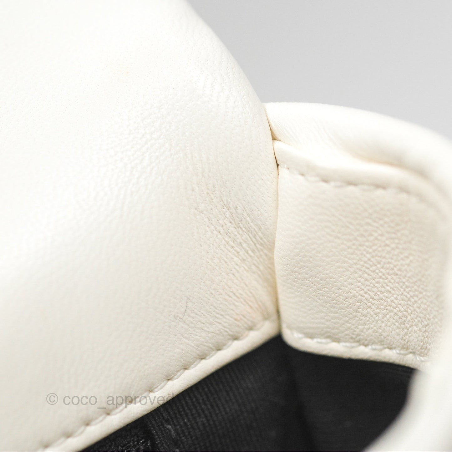 Chanel 19 Small Ivory White Lambskin Mixed Hardware