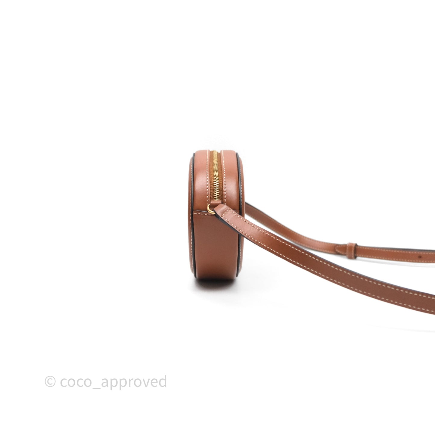Celine Mini Oval Bag Cuir Triomphe Tan Calfskin
