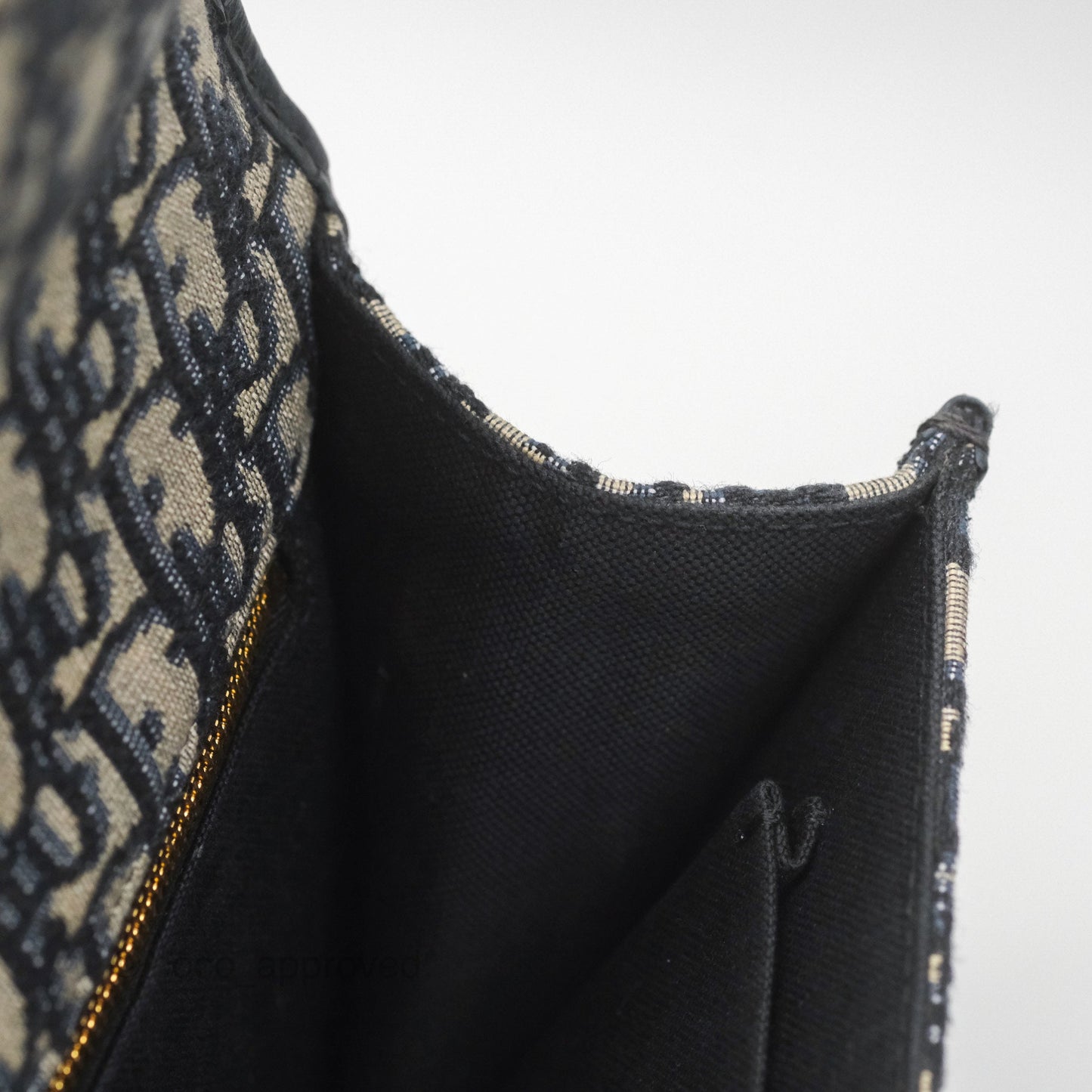Christian Dior 30 Montaigne with Chain Blue Dior Oblique Jacquard