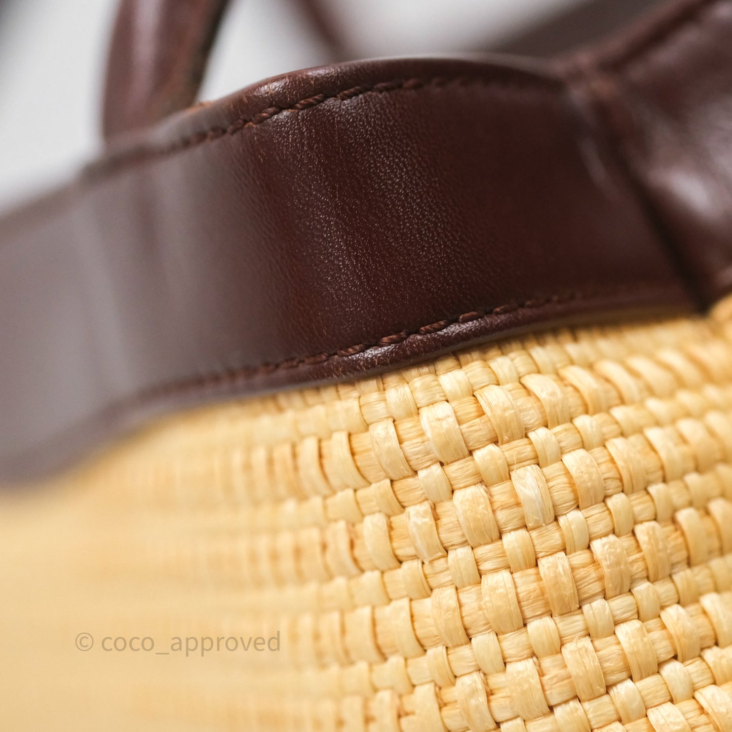Chanel Vintage Rattan Tote Bag