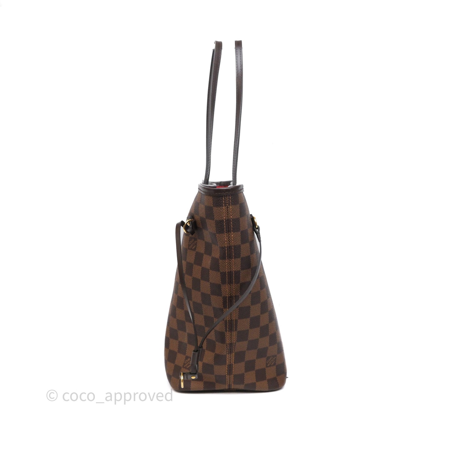 Louis Vuitton Neverfull MM Tote Bag Damier Ebene Canvas