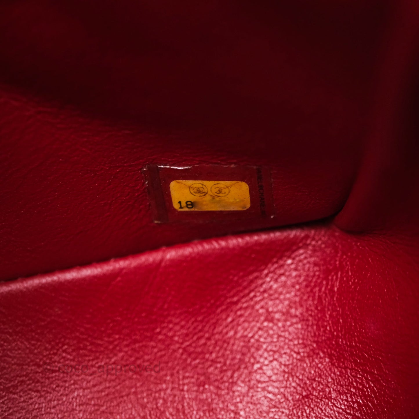 Chanel Quilted Mini Rectangular Flap Red Caviar Silver Hardware