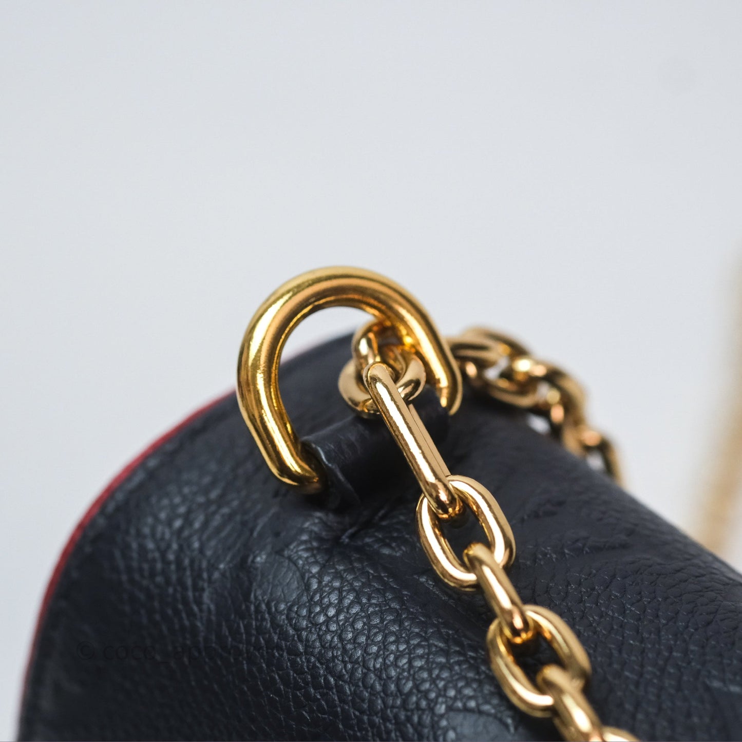 Louis Vuitton Empreinte Saint Sulpice PM Marine Rouge Gold Hardware