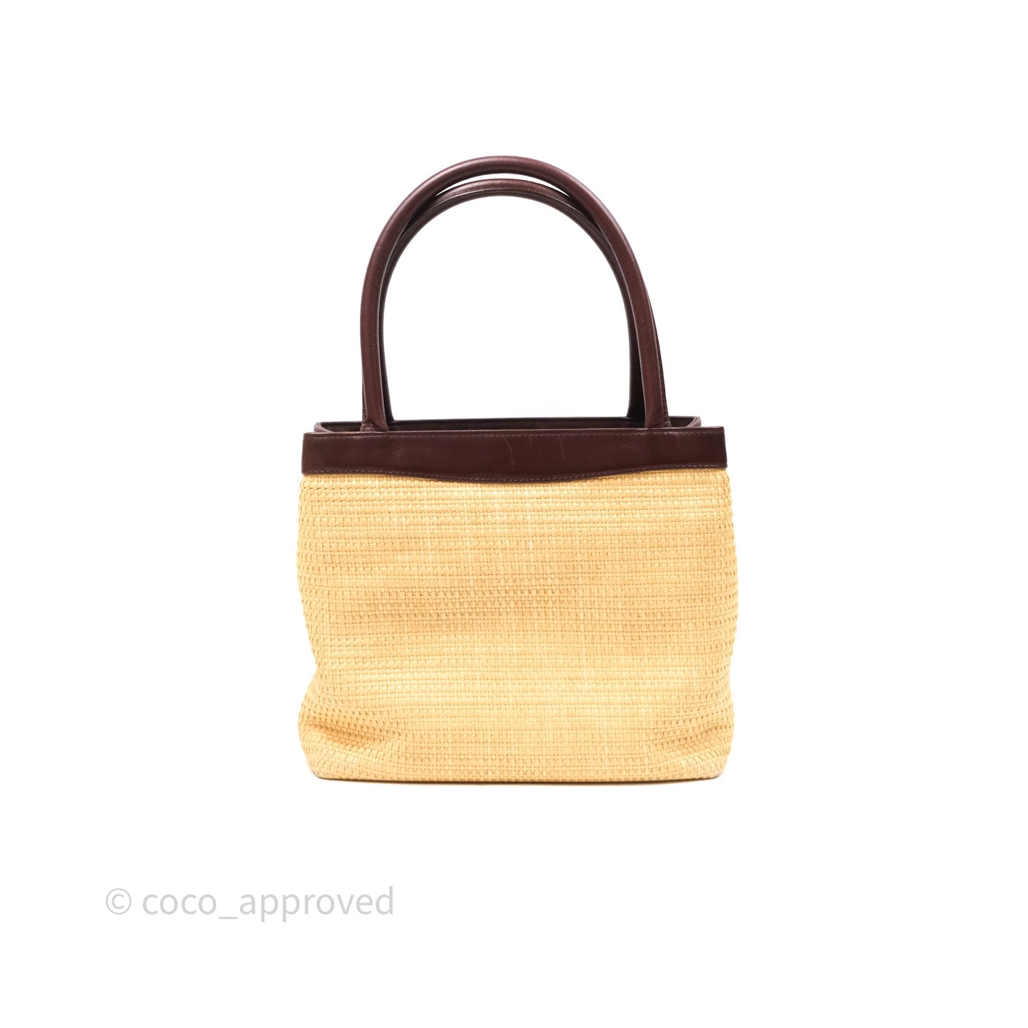Chanel Vintage Rattan Tote Bag