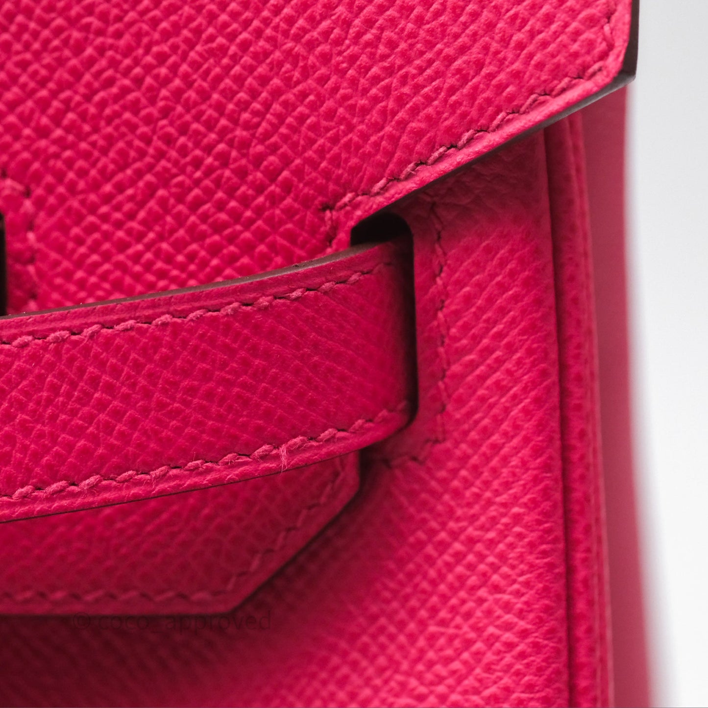 Hermès Birkin 30 Framboise 90 Epsom Palladium Hardware