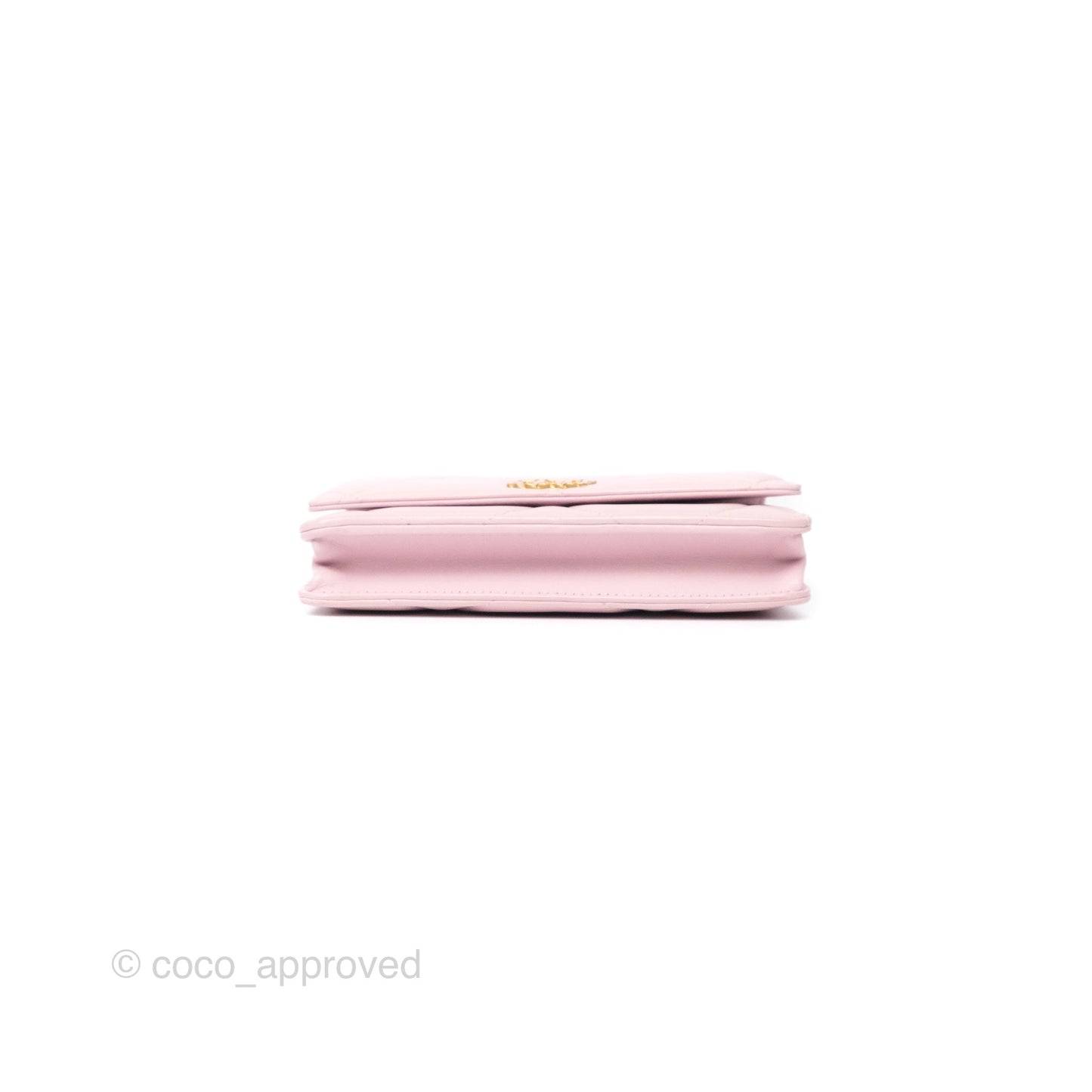 Chanel 19 Wallet on Chain WOC Light Pink Lambskin Mixed Hardware