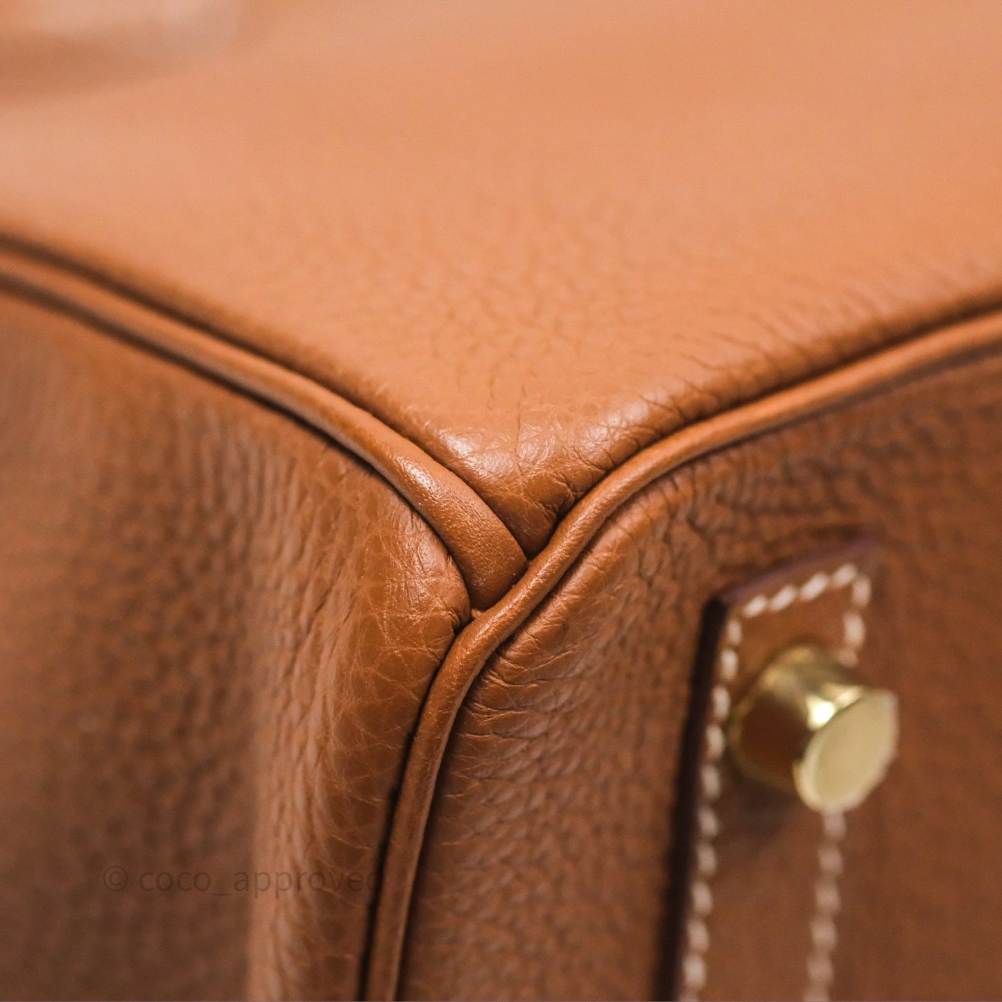 Hermès Birkin 30 Retourne Gold 37 Togo Gold Hardware