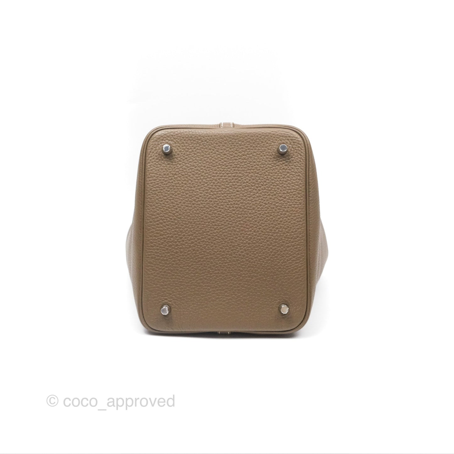 Hermès Picotin Lock 22 Etoupe Clemence Palladium Hardware