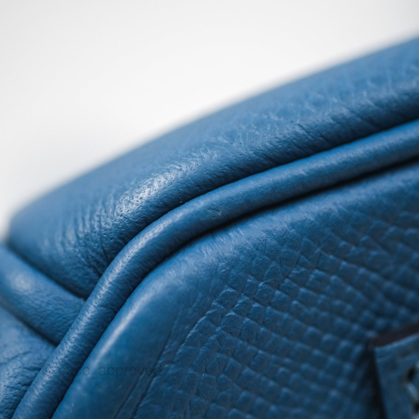 Hermès Birkin 30 Retourne Bleu Brighton 7E Epsom Gold Hardware