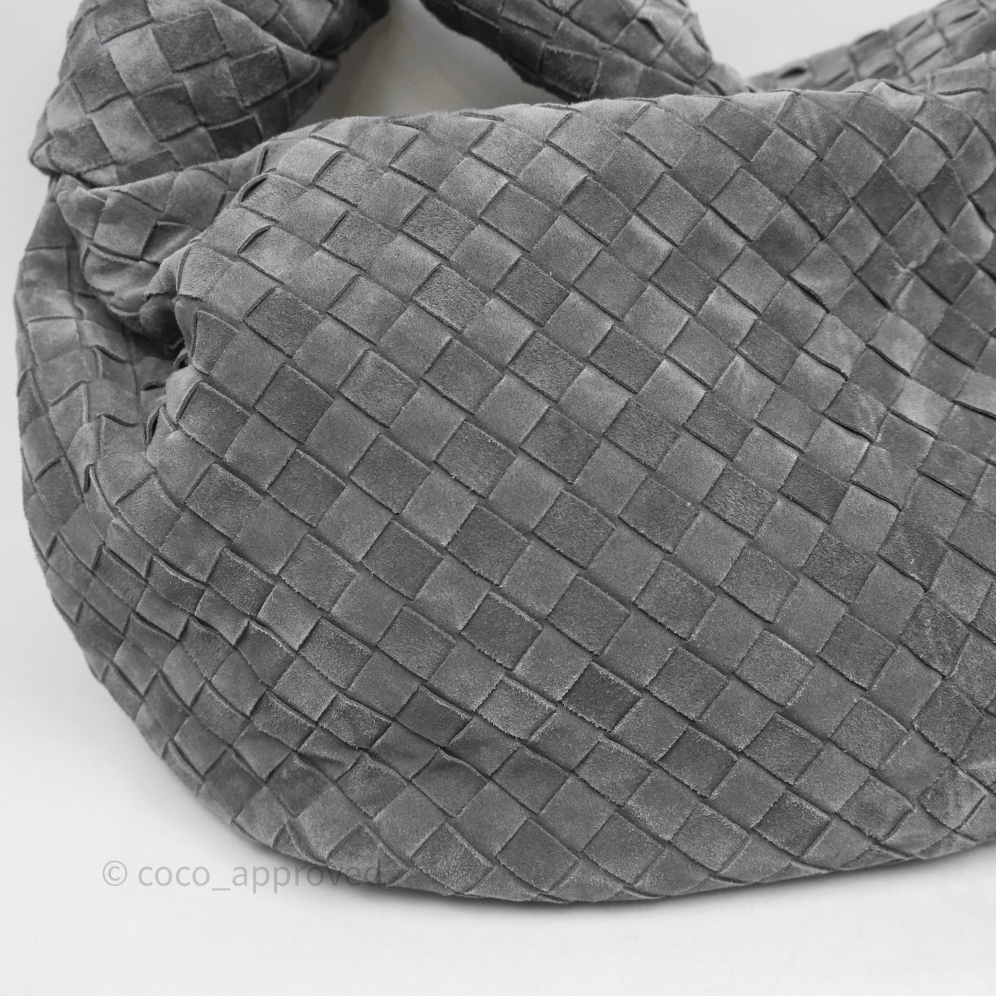 Bottega Veneta Classic Jodie Cloudy Indigo Suede Intrecciato