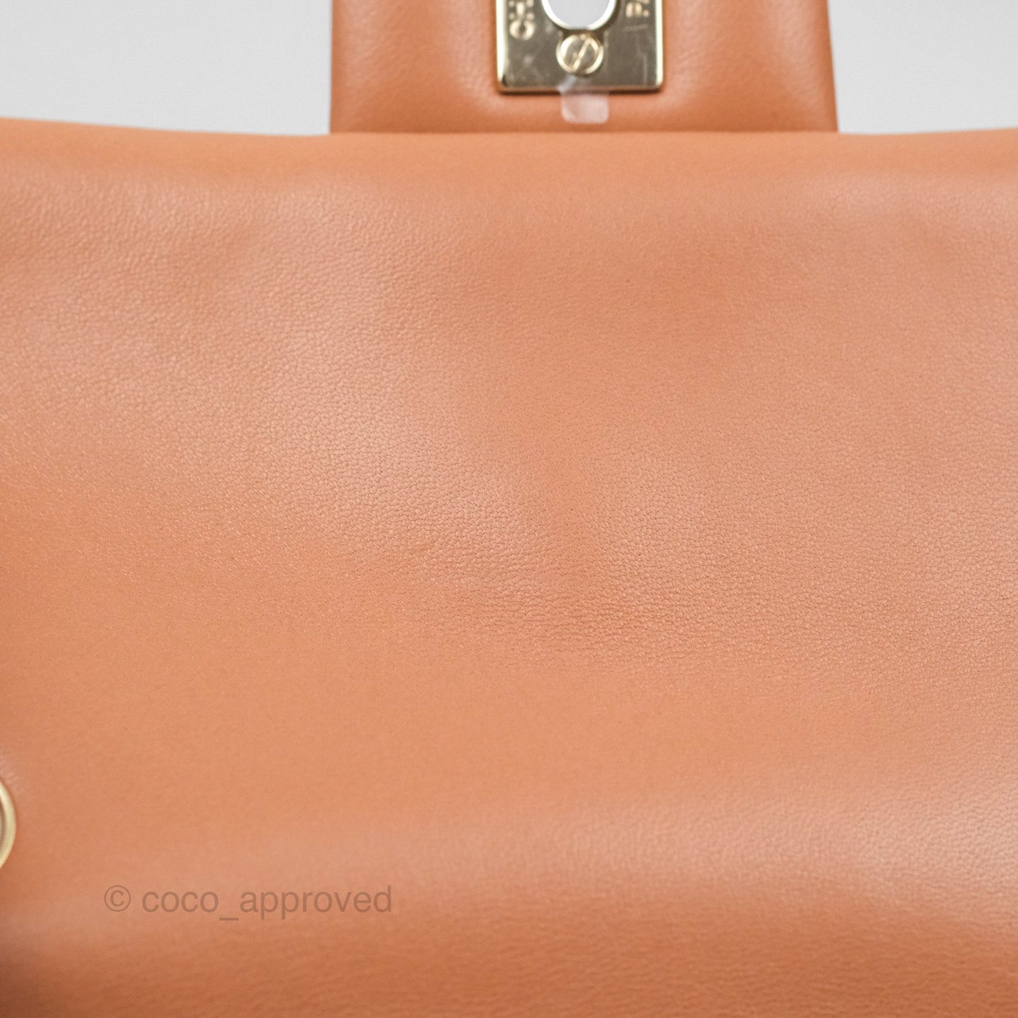 Chanel Quilted Mini Rectangular Flap Caramel Lambskin Gold Hardware