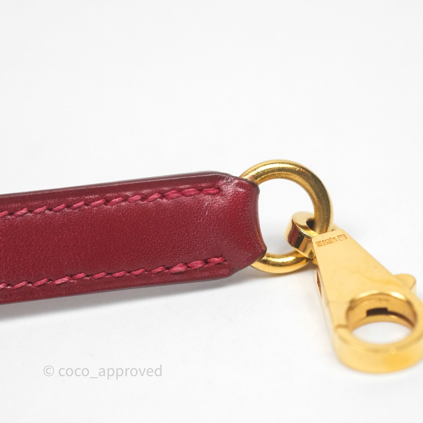 Hermès Vintage Kelly 32 Sellier Rouge Hermes 55 Box Leather Gold Hardware