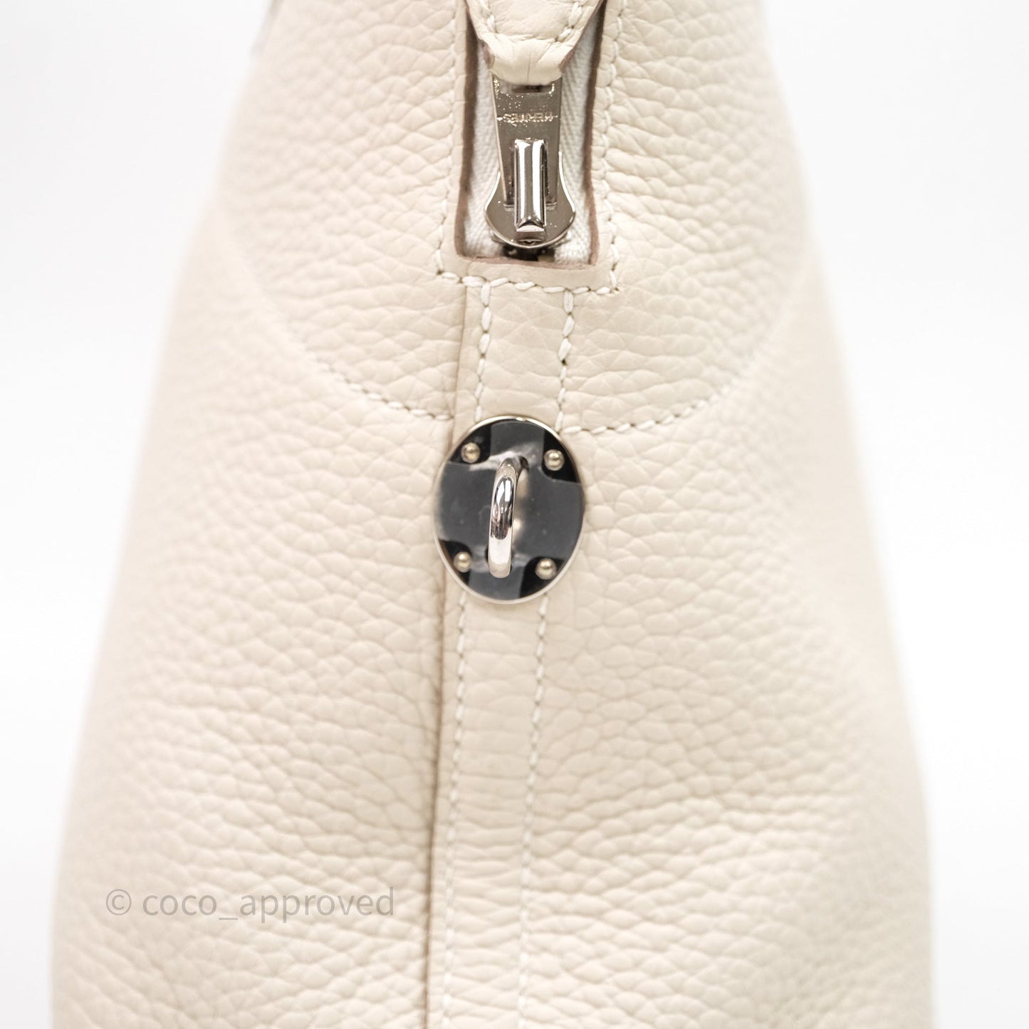 Hermes Bolide 31 Clemence Craie 10 Palladium Hardware