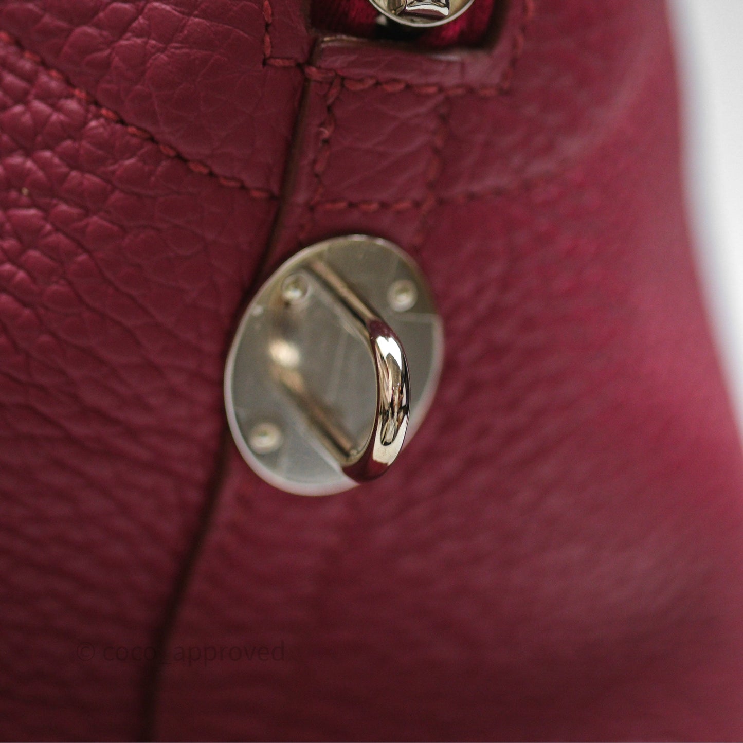 Hermès Bolide 1923 31 Rubis B5 Clemence Palladium Hardware