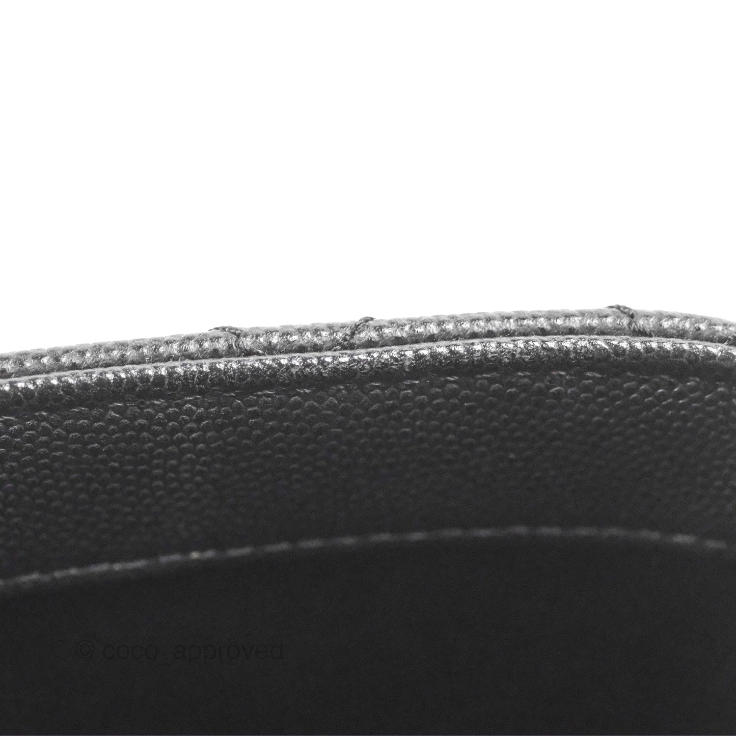 Chanel Small Coco Handle Quilted Black Caviar Aged Gold Hardware Lizard Handle