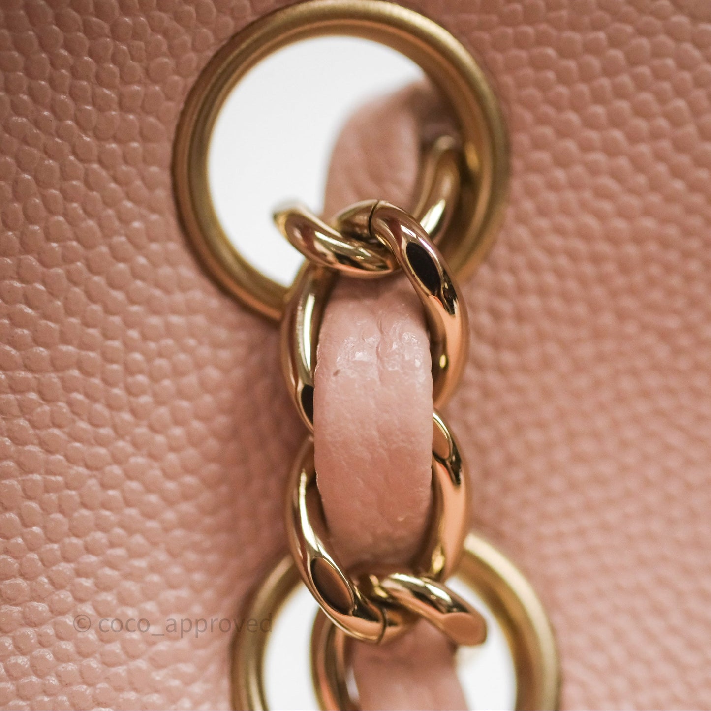 Chanel Small Classic Quilted Flap Pink Caviar Gold Hardware