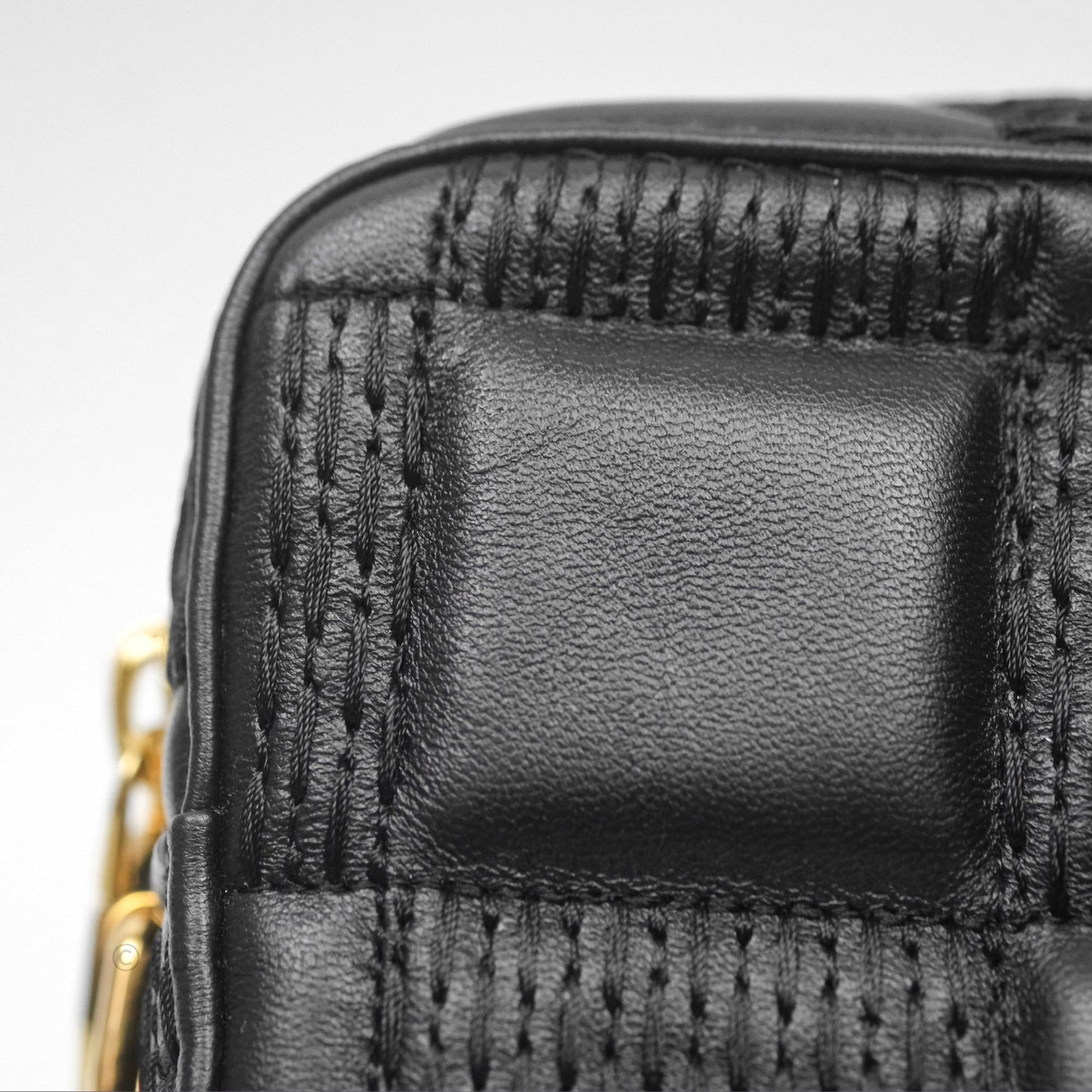 Louis Vuitton Troca PM Quilted Damier Black Lambskin