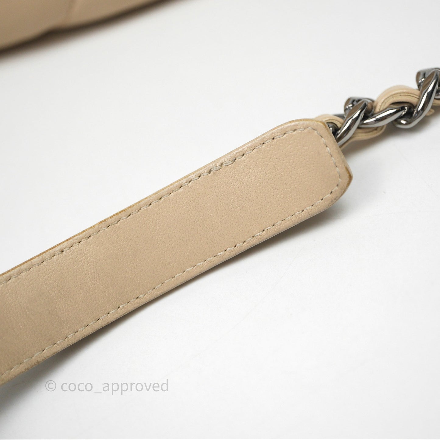 Chanel 19 Small Beige Mixed Hardware