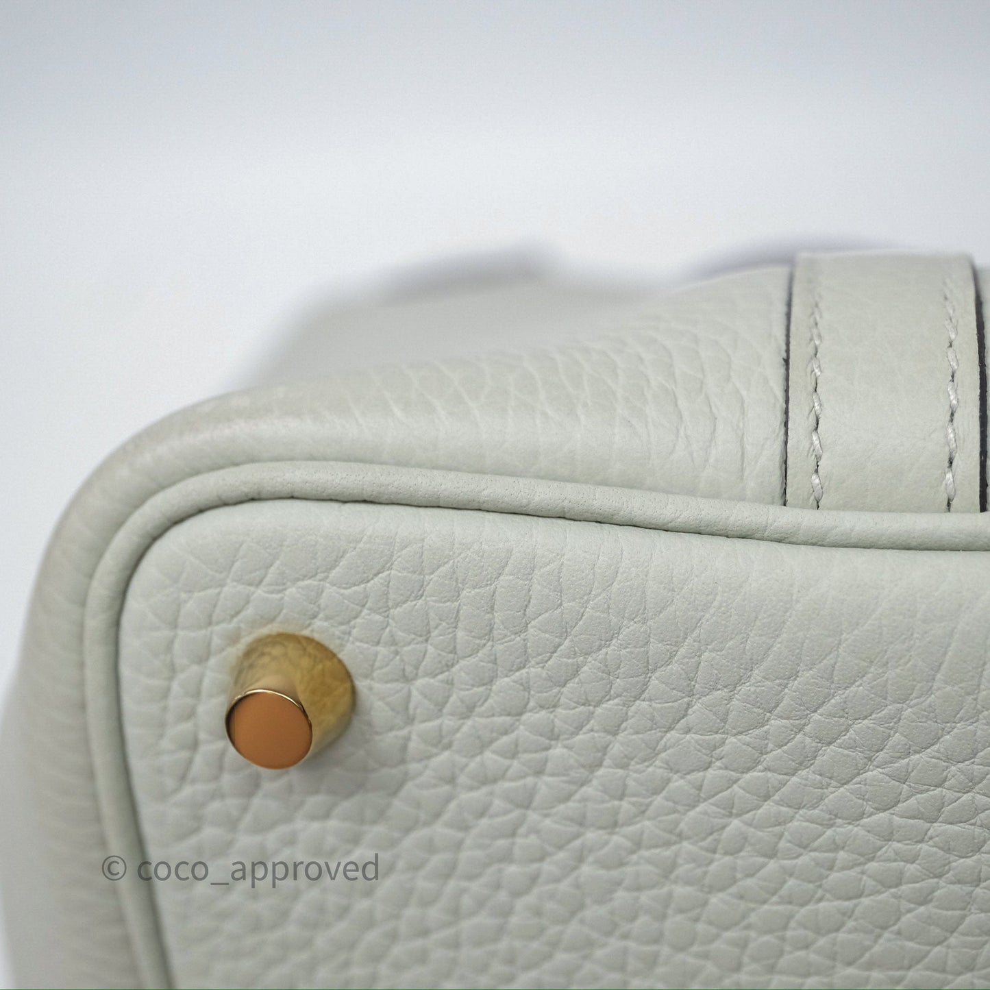 Hermès Picotin Lock 18 Gris Névé 0V Clemence Gold Hardware