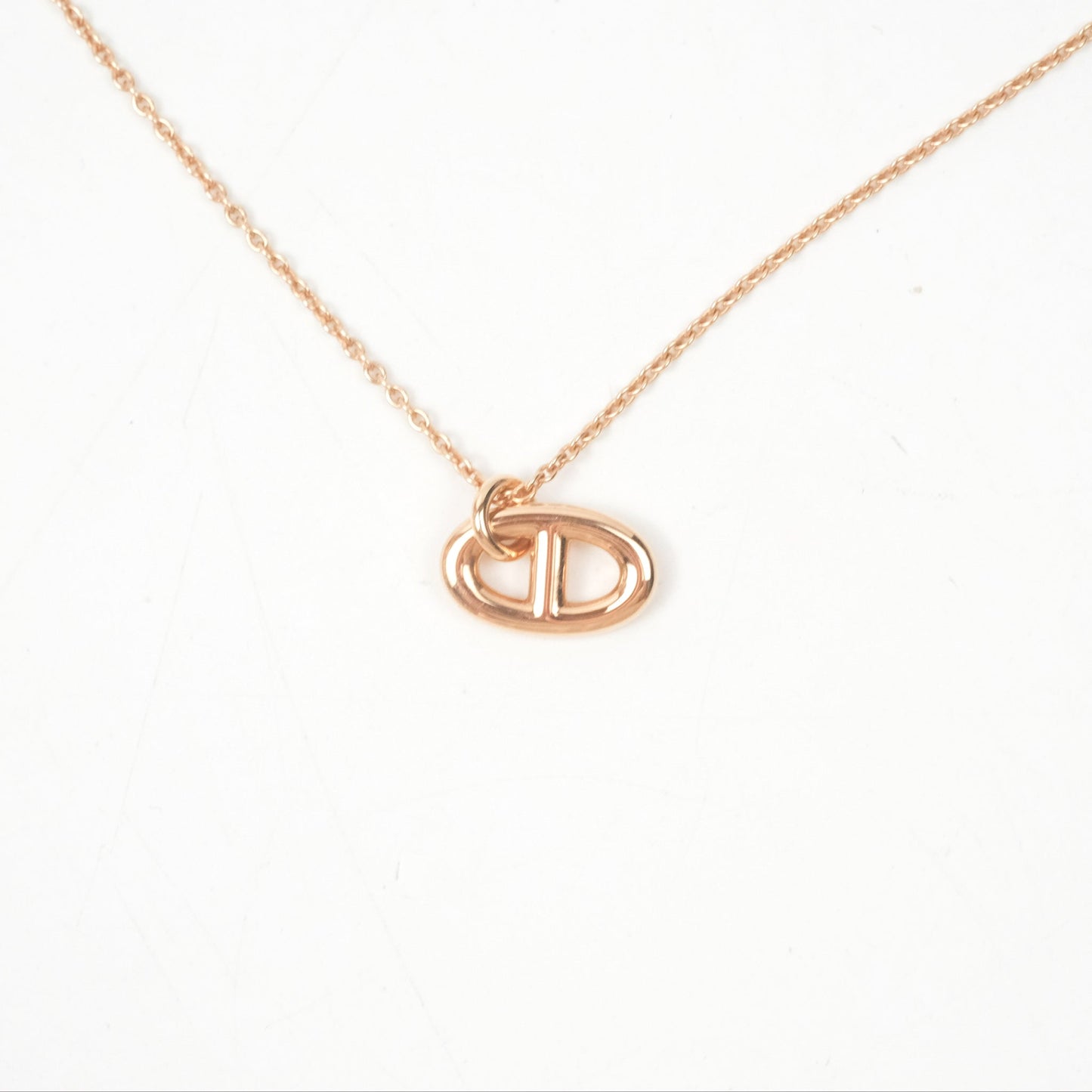 Hermès Farandole Pendant Necklace Small Model Rose Gold