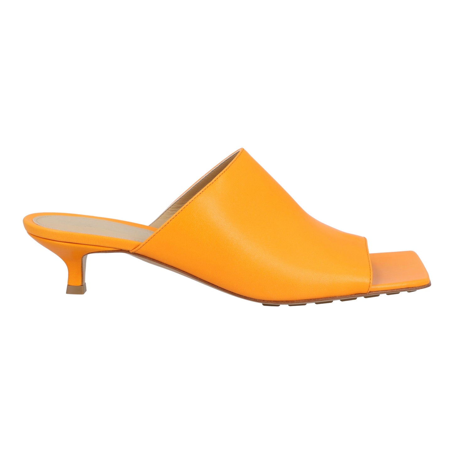 Luxury Bottega Veneta Stretch Mule orange