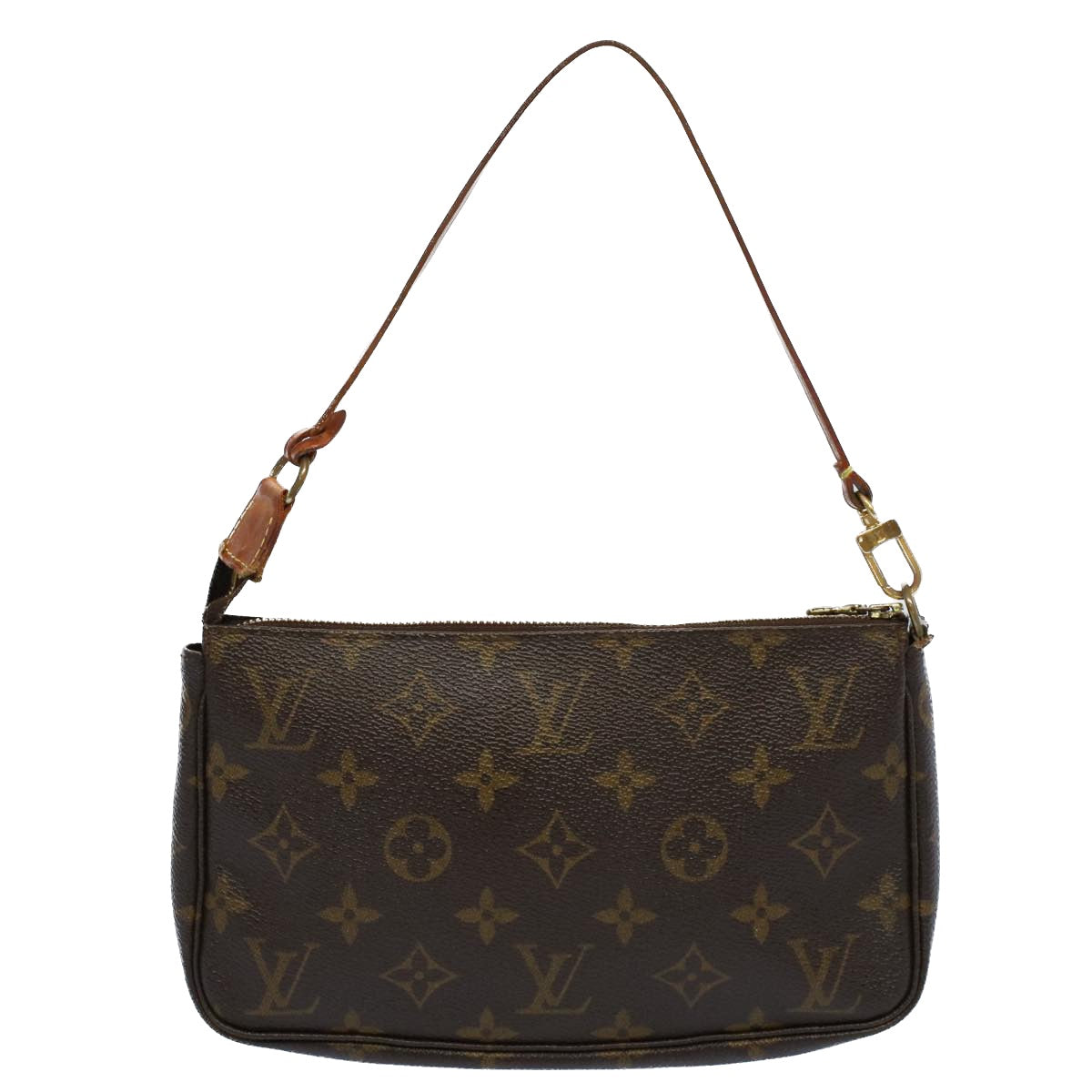 Louis Vuitton Pochette Accessoire  Canvas Clutch Bag ()
