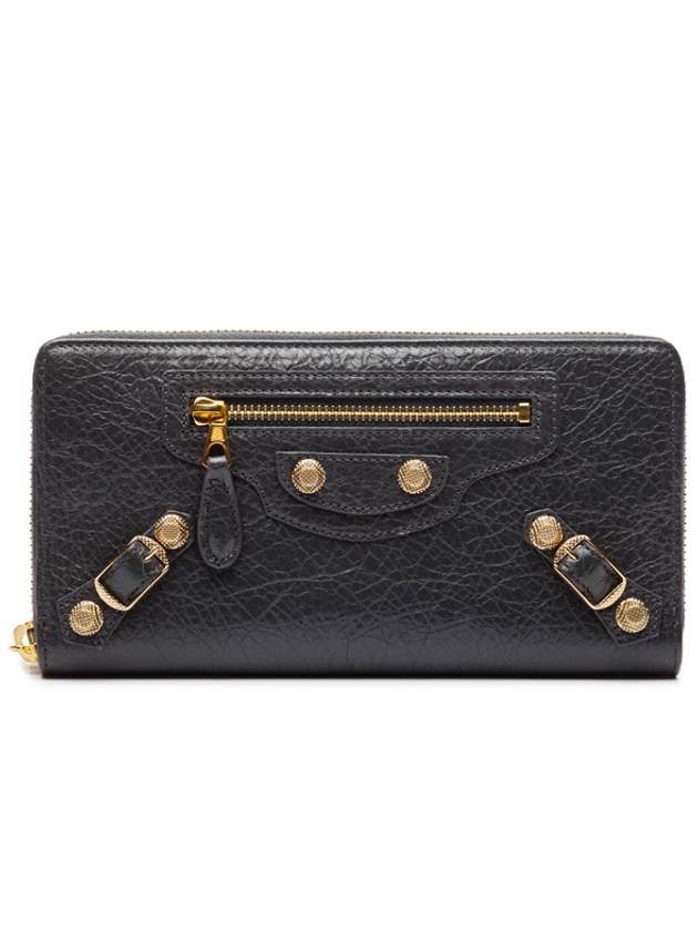 Luxury Balenciaga Giant Continental Long Wallet Grey