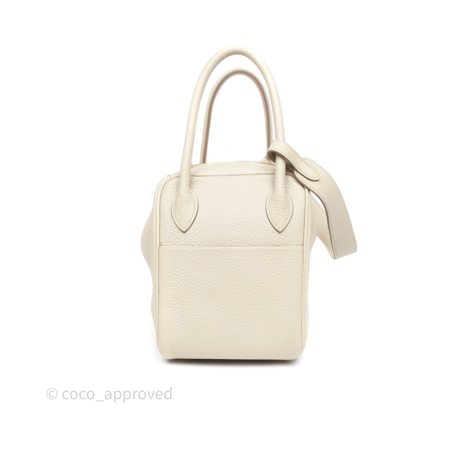 Hermès Lindy 26 Beton 8L Clemence Gold Hardware