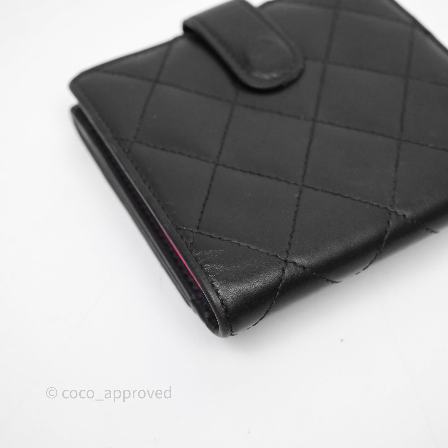 Chanel Quilted Cambon Short Wallet Black