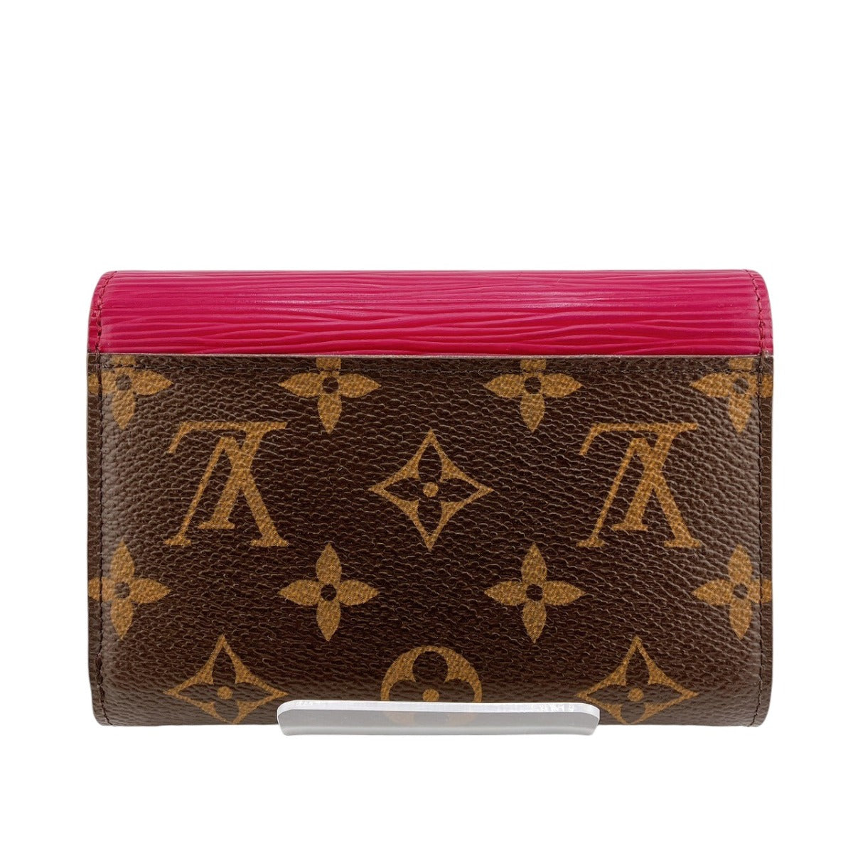 LOUIS VUITTON Tri-fold wallet M60494 Monogram Canvas, Epi Leather Red Portefeuille - Mariel Compact Monogram With Coin Pocket Women