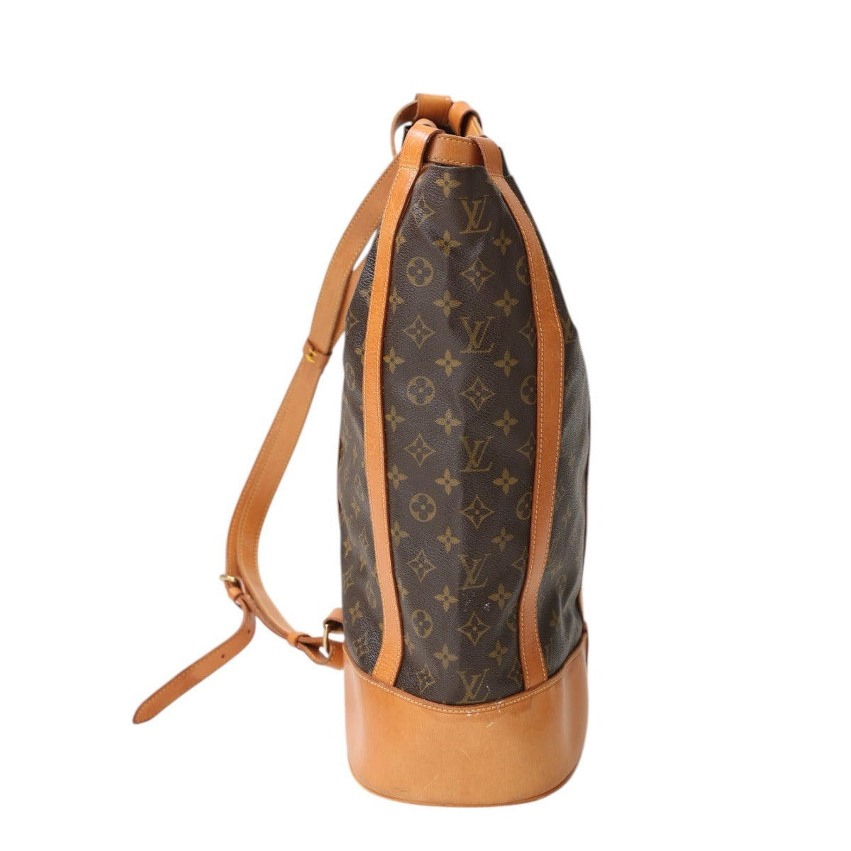 LOUIS VUITTON Shoulder Bag M42244 Monogram canvas, leather Brown Monogram Randonnee GM