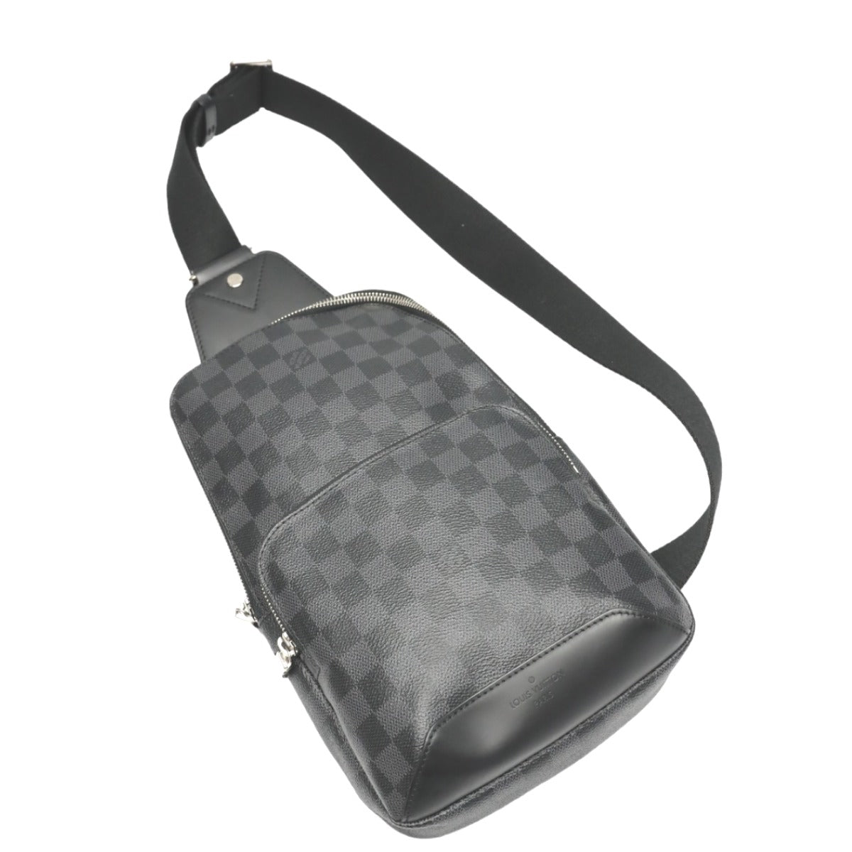 LOUIS VUITTON Shoulder Bag N41719 Damier Grafitto Canvas black Sling bag Graphite Avenir Sling Bag (old model) mens