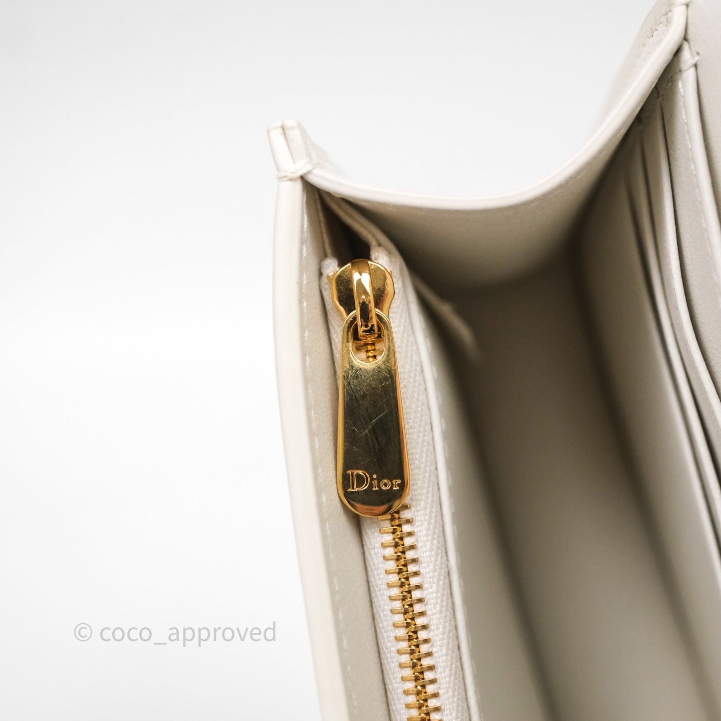 Christian Dior Miss Montaigne Mini Bag Latte Smooth Calfskin