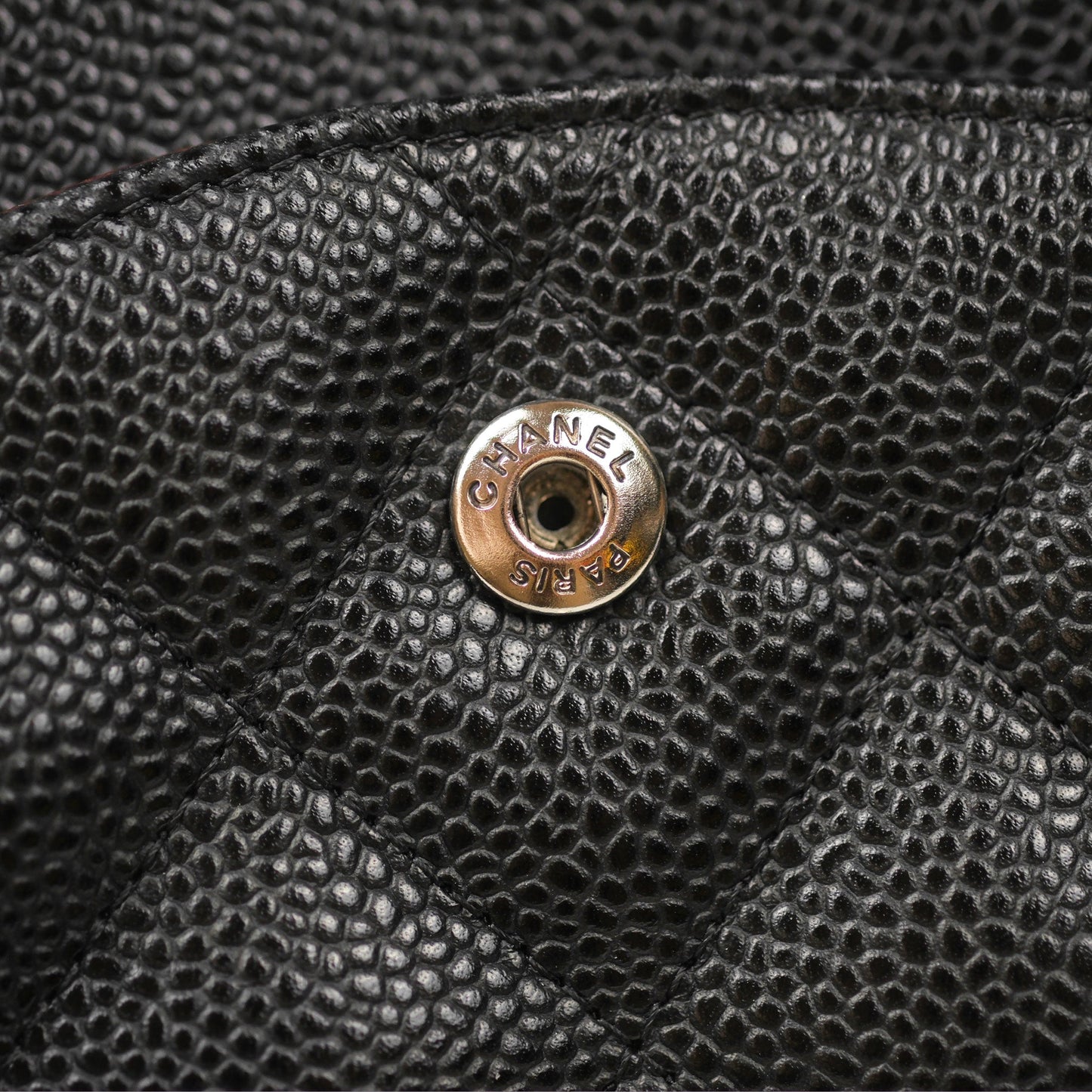 Chanel Jumbo Double Flap Black Caviar Silver Hardware⁣⁣