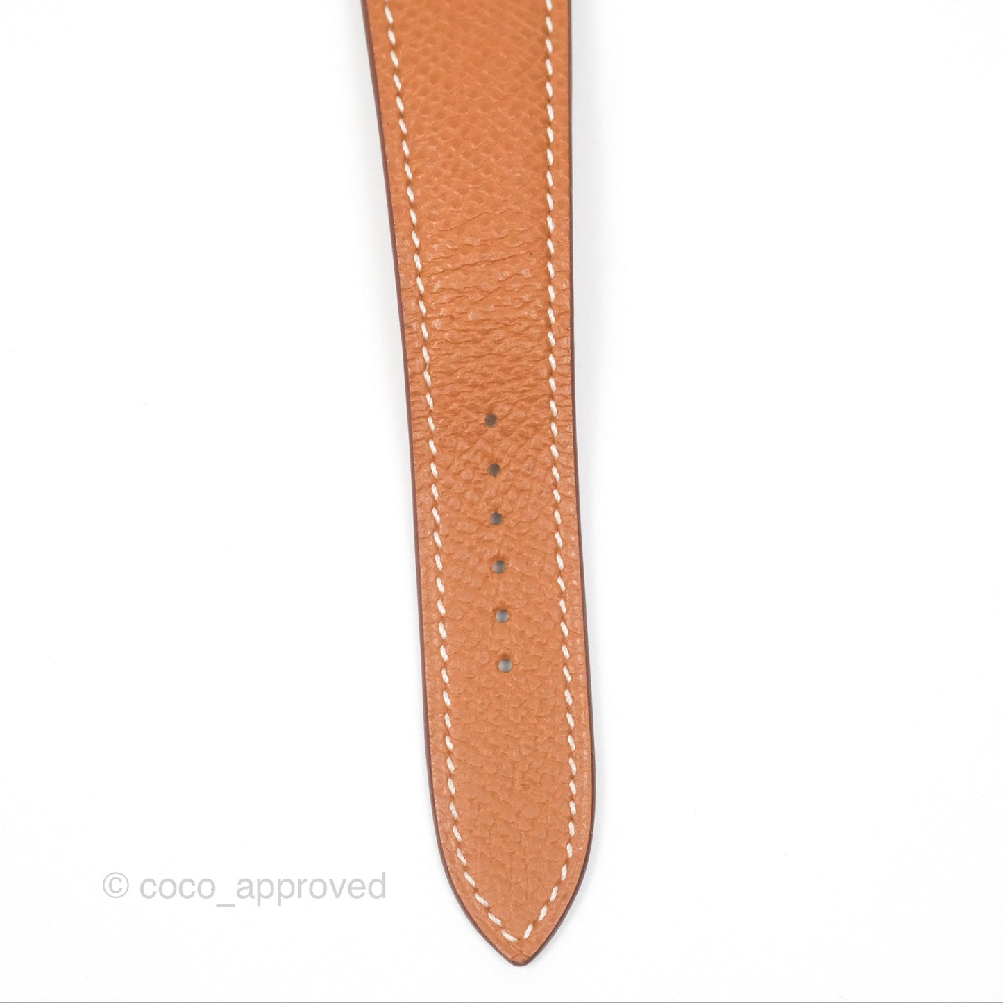 Hermès Heure H TGM 34mm Watch Gold Epsom Gold Hardware