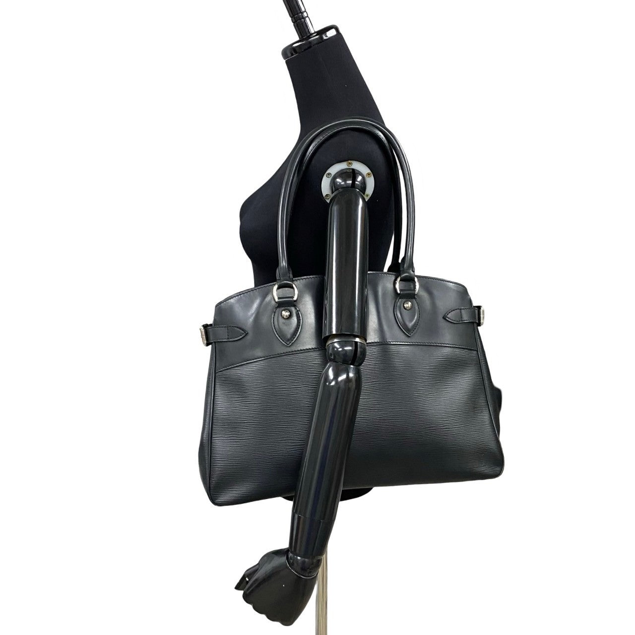 LOUIS VUITTON Handbag Epi Leather black Epi Passy GM