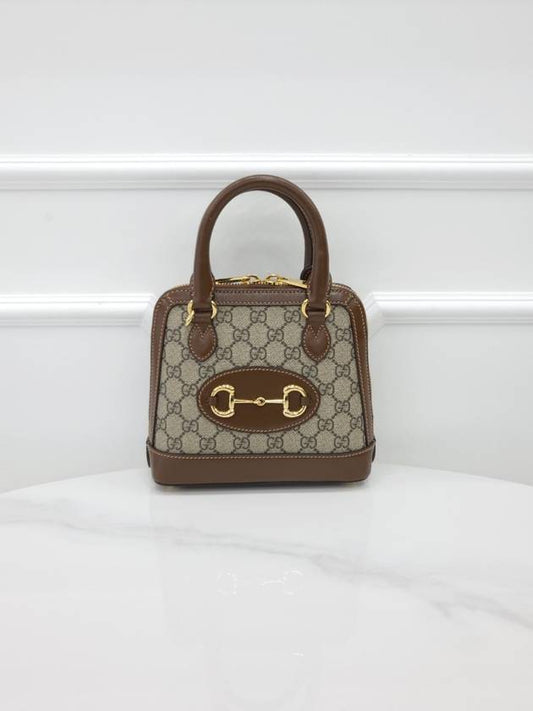 Luxury Gucci Trending 2025 Horsebit 1955 Mini Top Handle Shoulder Bag 640716