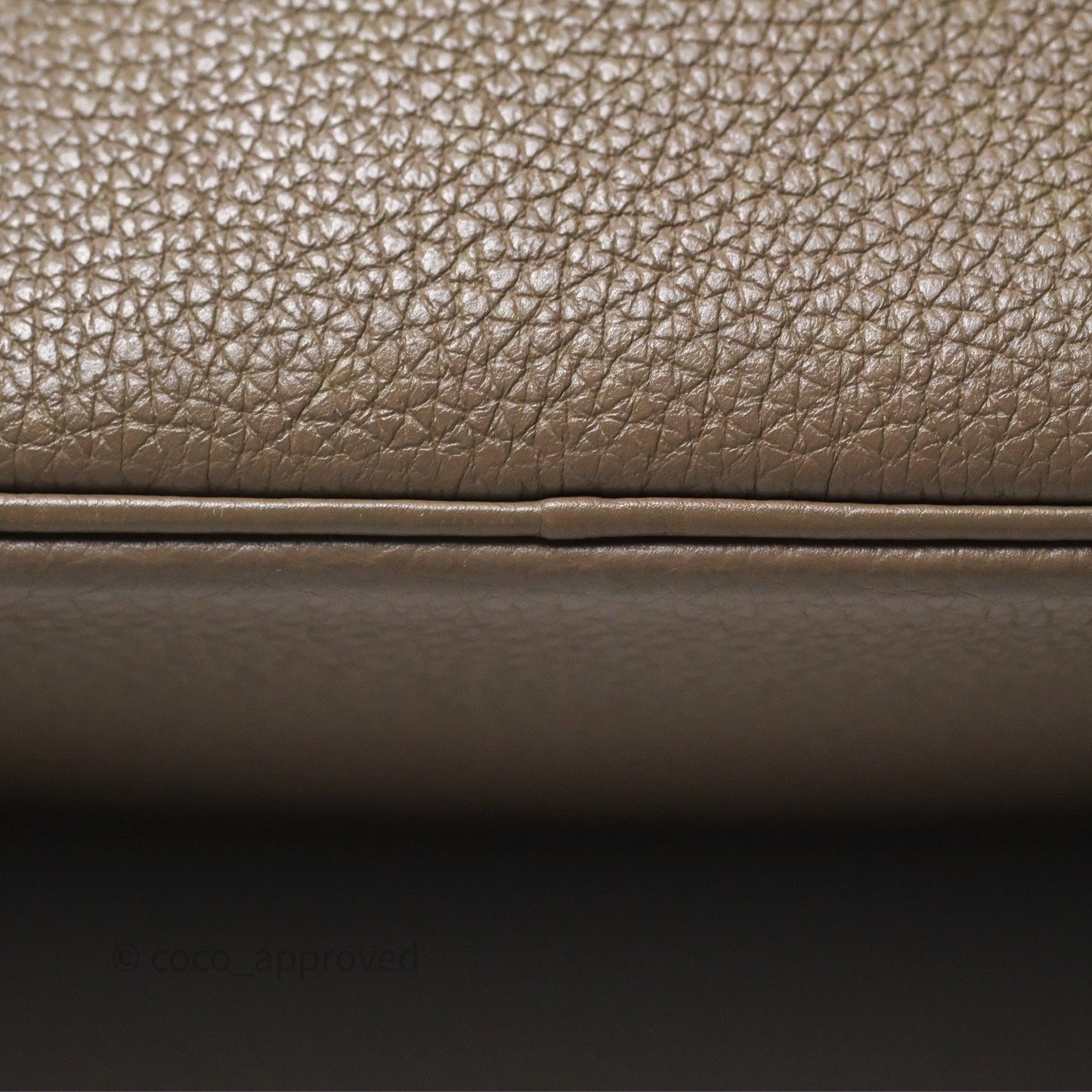 Hermes Birkin 25 Retourne Etoupe 18 Clemence Palladium Hardware