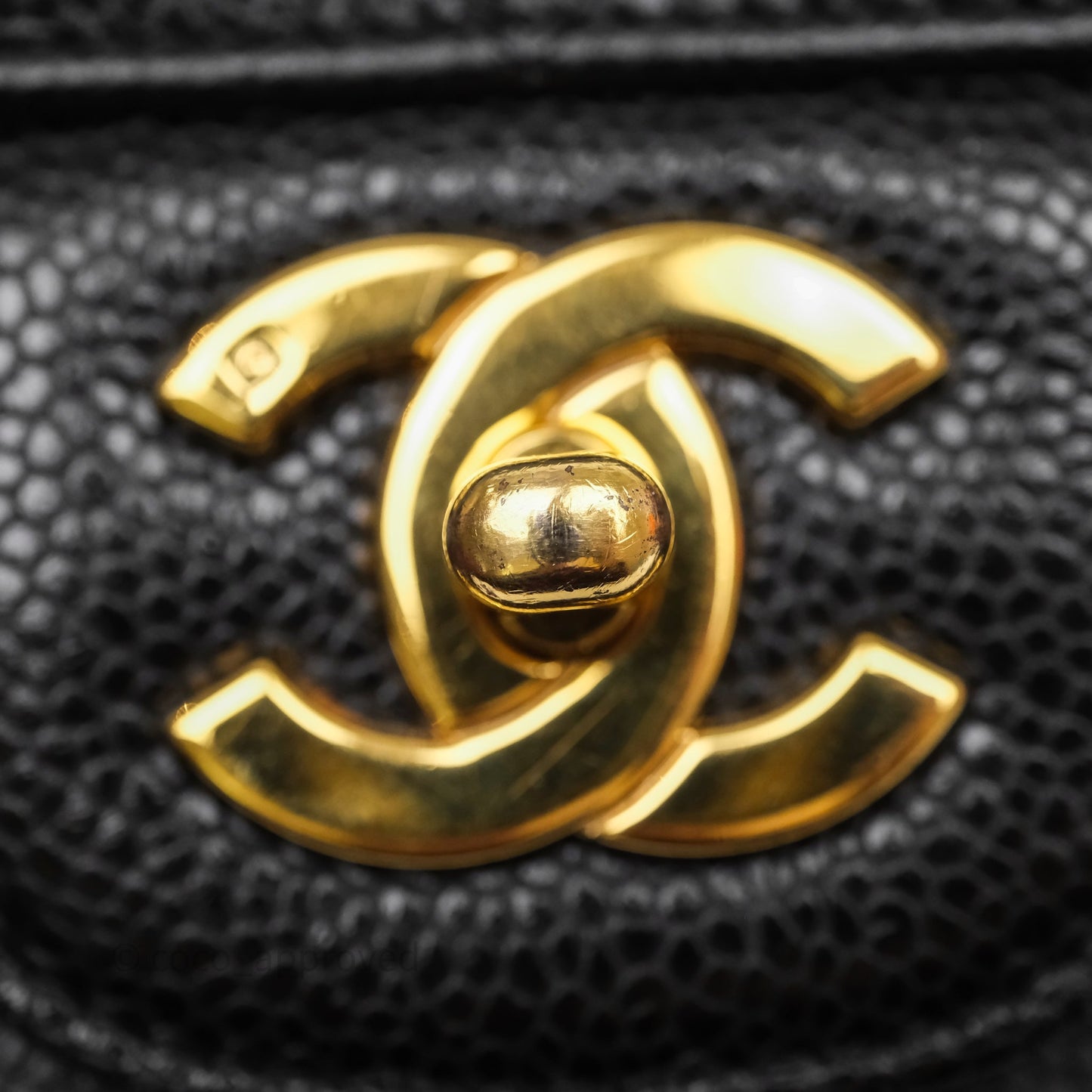 Chanel Jumbo Single Flap Black Caviar Gold Hardware⁣⁣