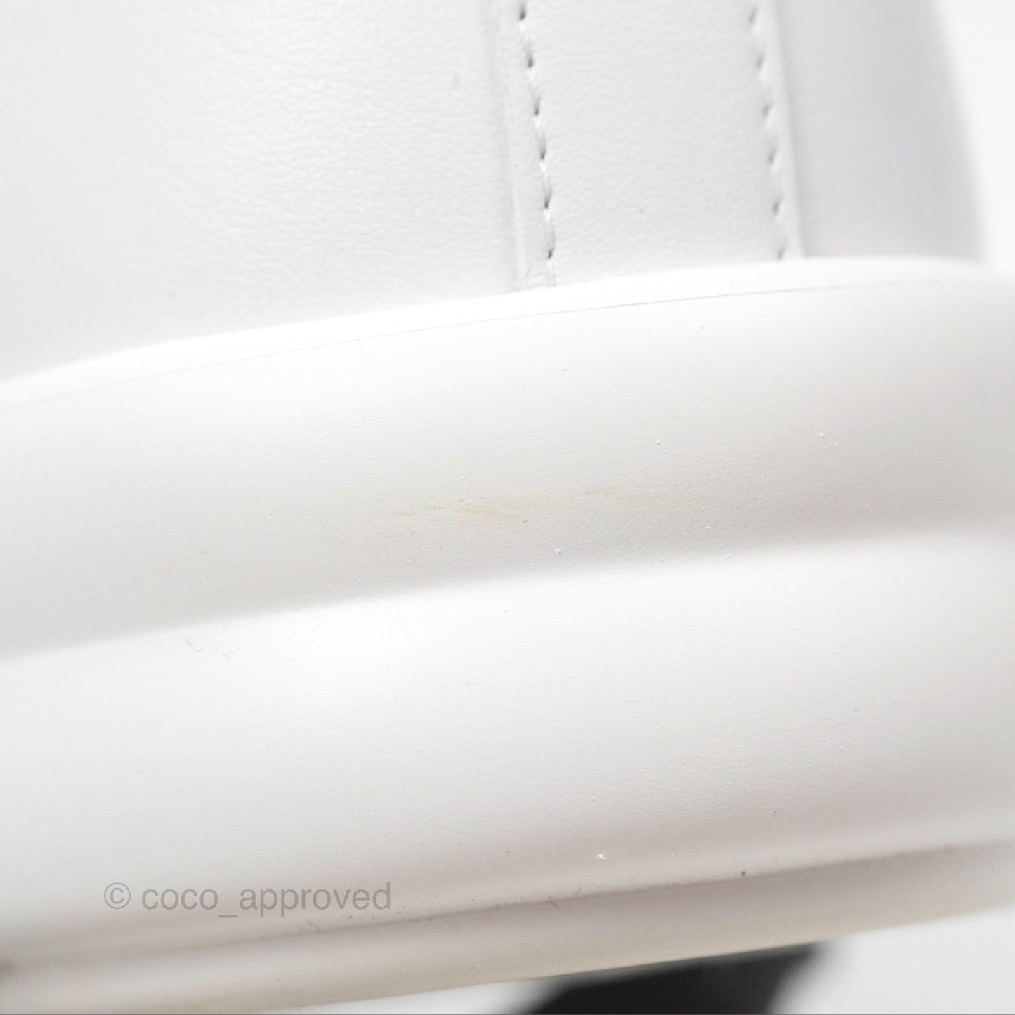 Hermès Happy Sneaker in White Calfskin Size 36.5