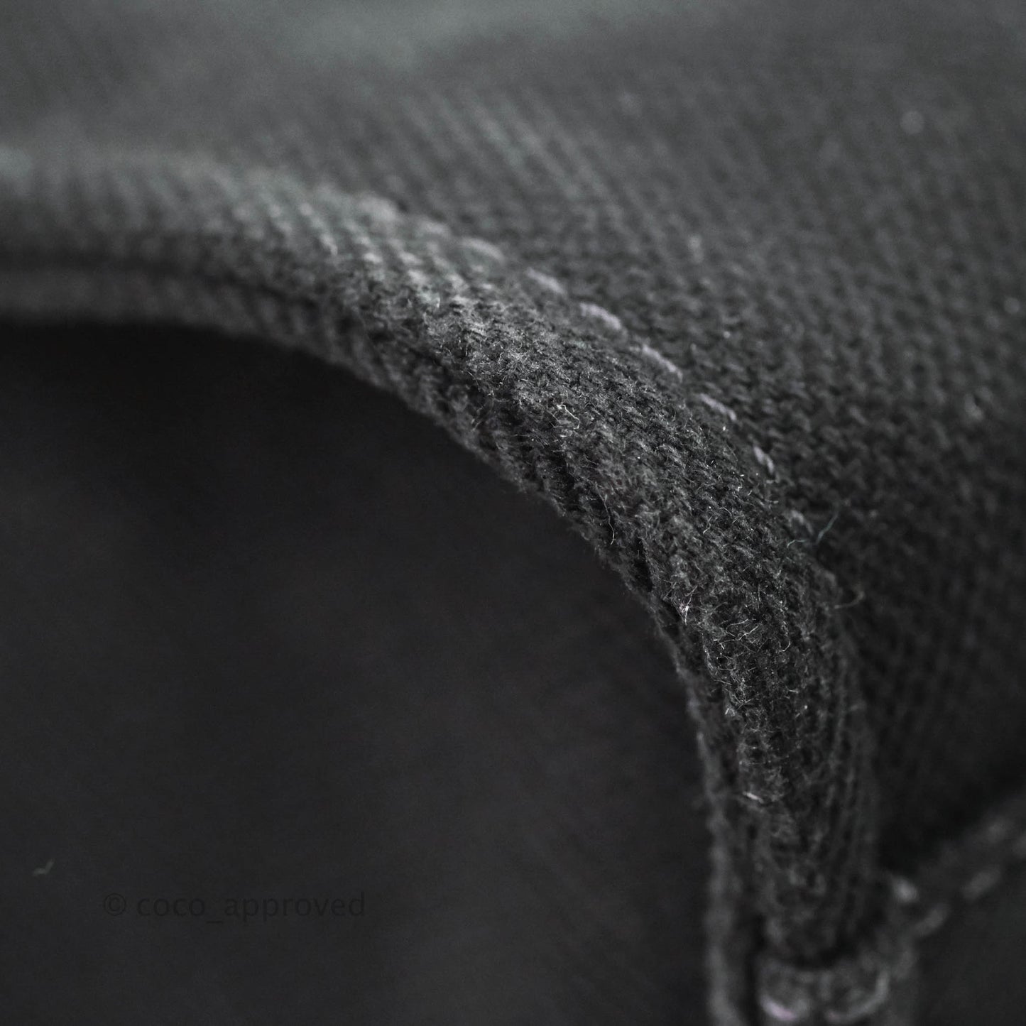 Chanel Medium Deauville Black Canvas Imitation Pearl