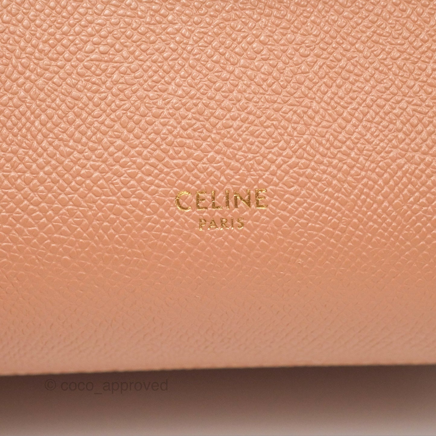 Celine Pico Belt Bag Desert Rose Grained Calfskin Gold Hardware