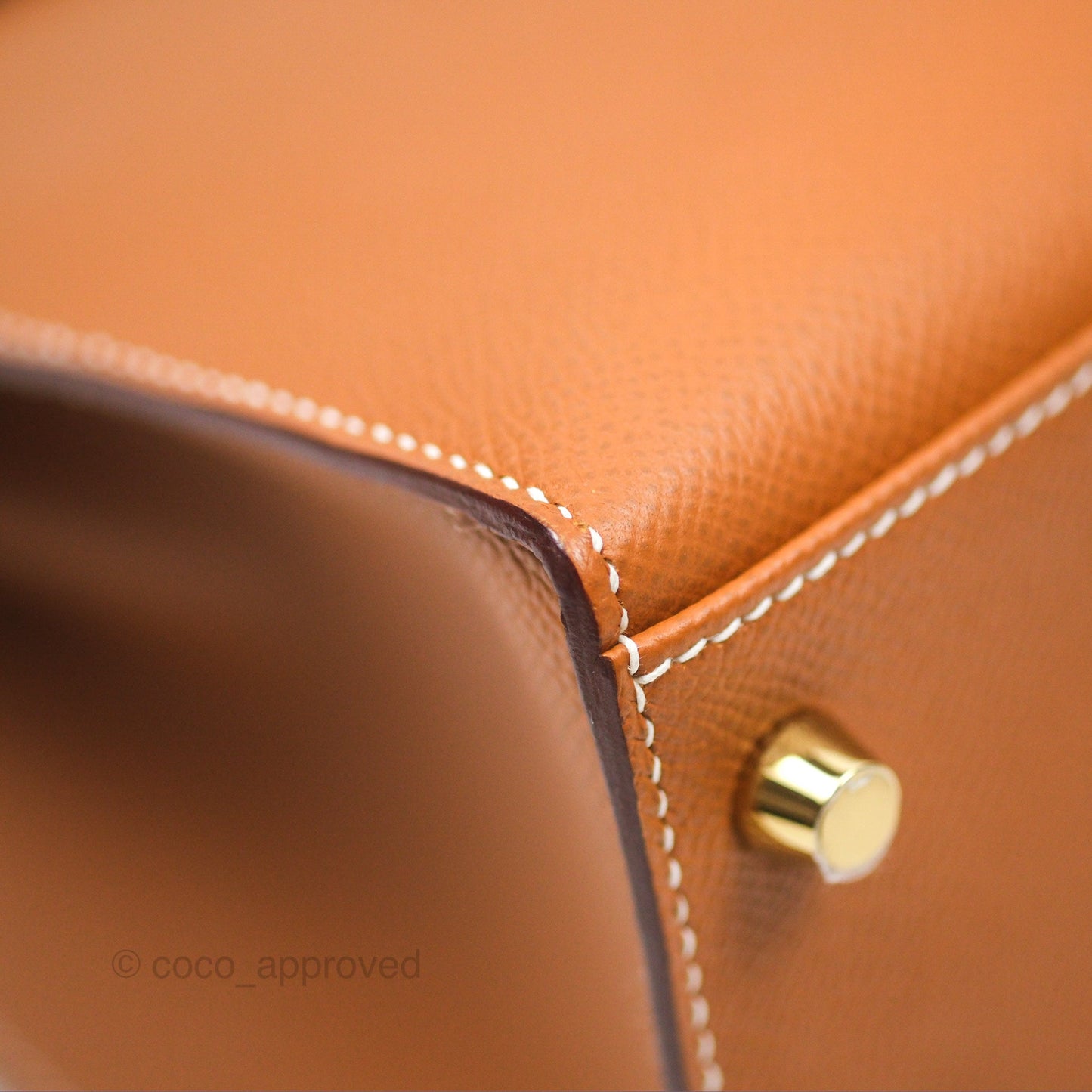 Hermès Kelly Sellier 28 Gold 37 Epsom Gold Hardware