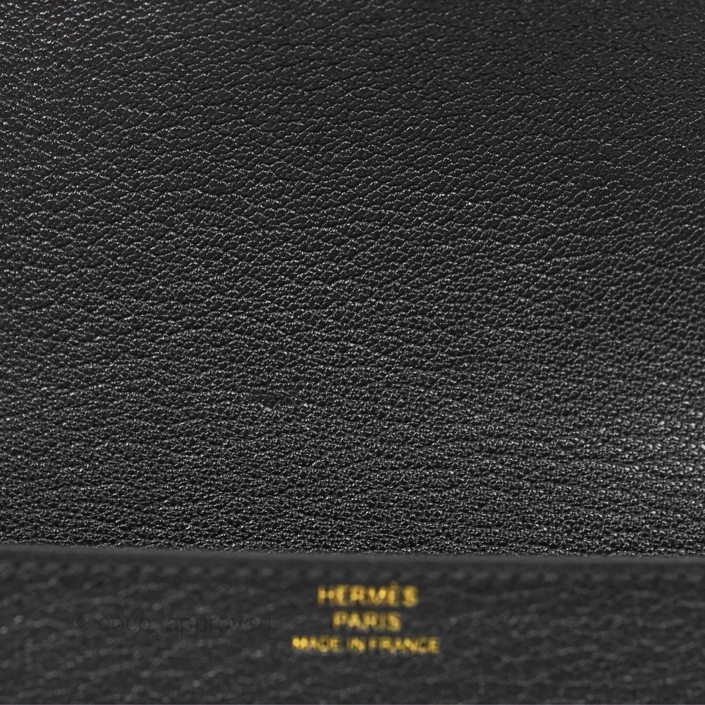 Hermès Roulis Slim Wallet Noir Gold Hardware